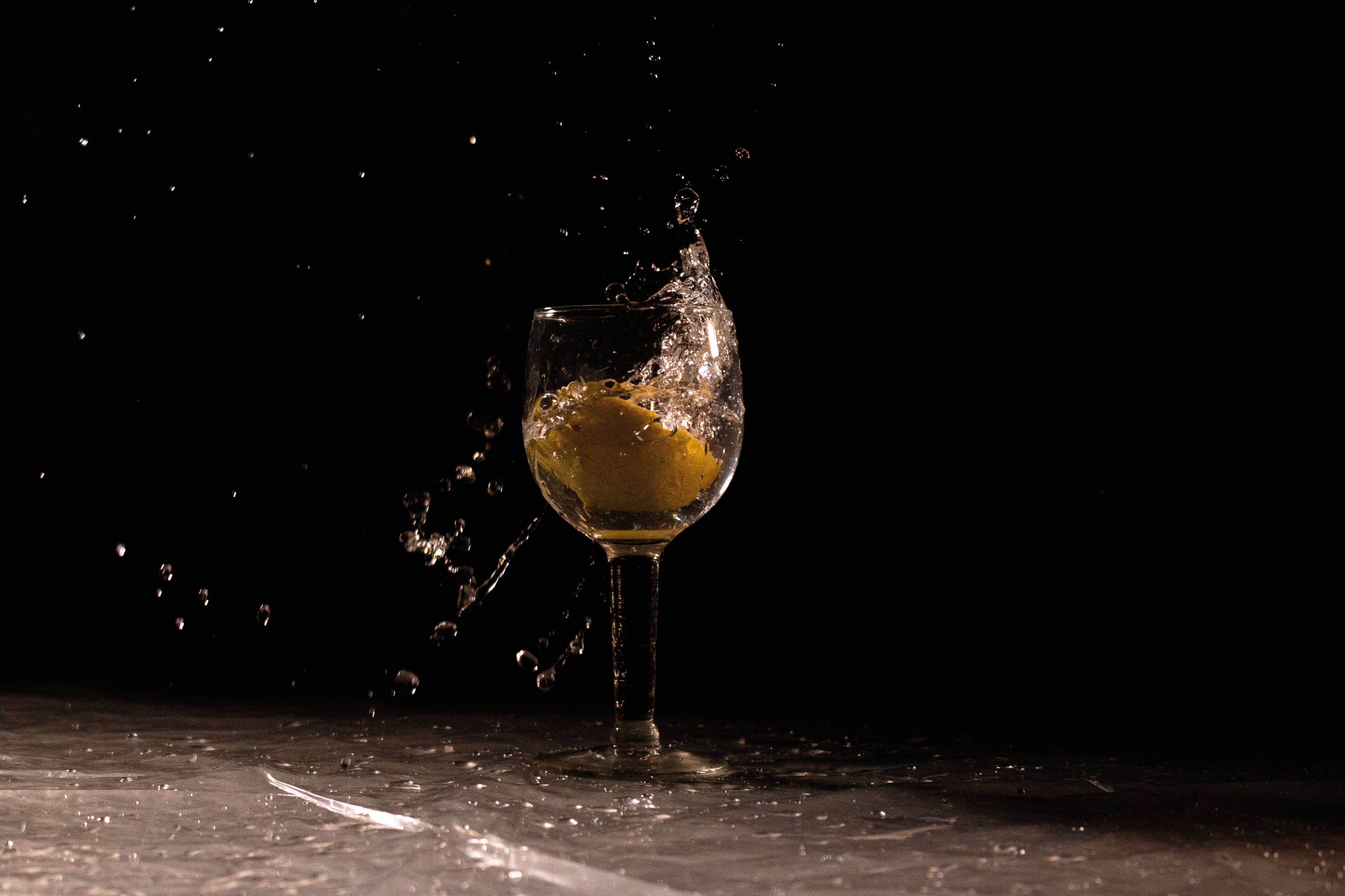 Perfectly prepared lemon drop shot with sugar rim