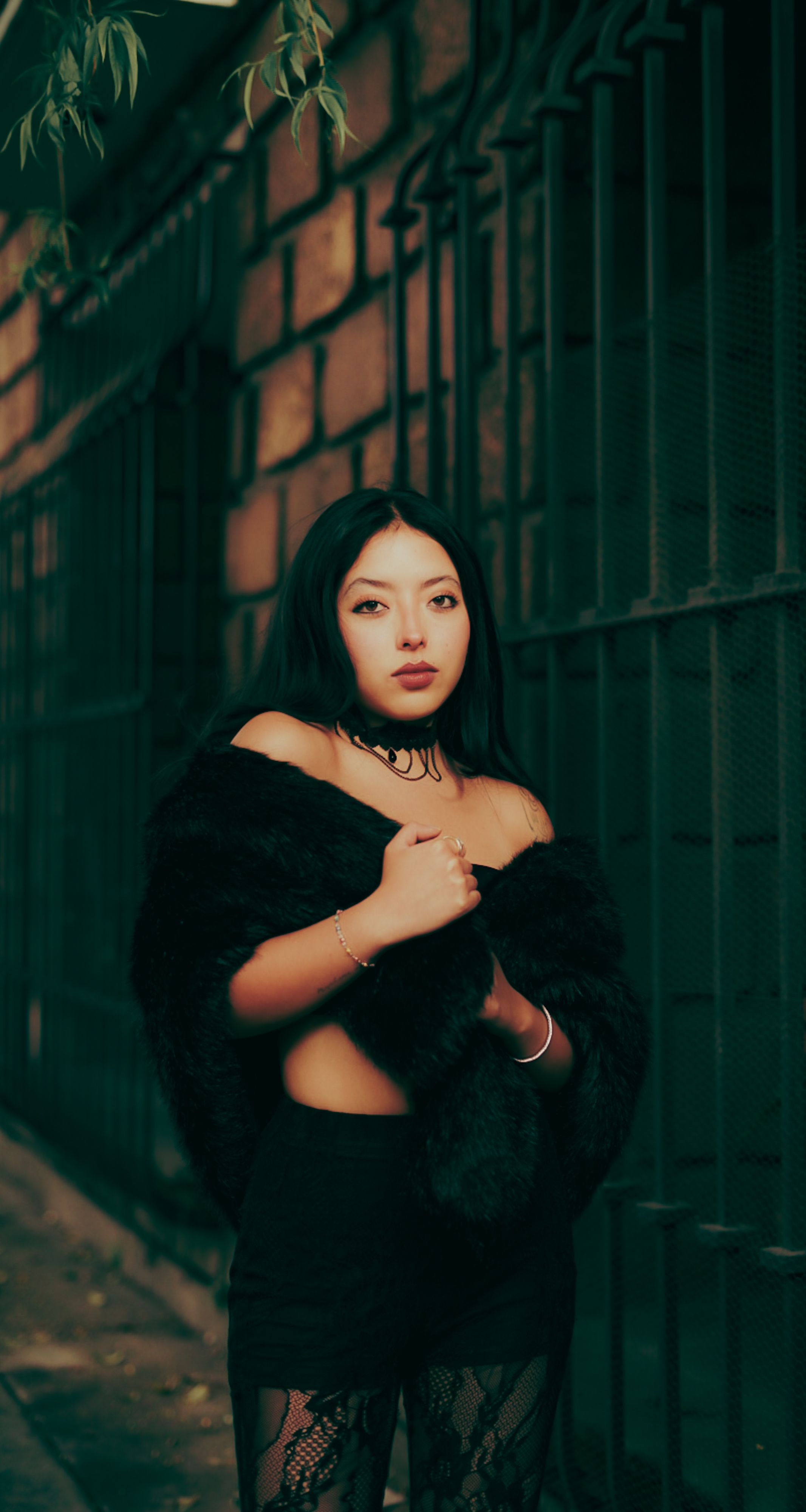 Stylish Woman in Urban Setting at Night · Free Stock Photo