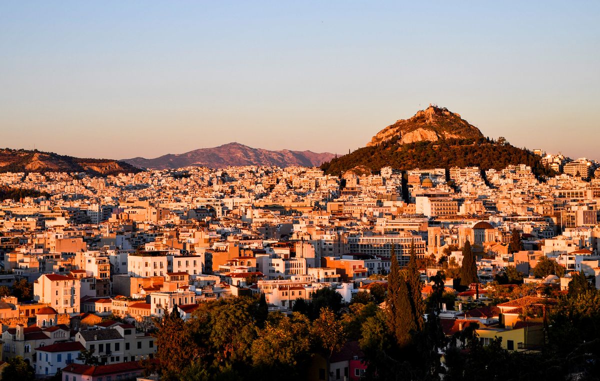Sunset from Lycabettus Hill