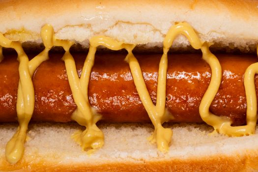 Hot Dog Sandwich, Beef, On White Bun