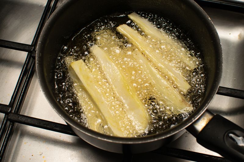 Fried Cassava from Amigo's Restaurant & Pizza in Philadelphia