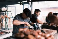 Capturing the essence of a traditional Argentine barbecue in Uribelarrea.