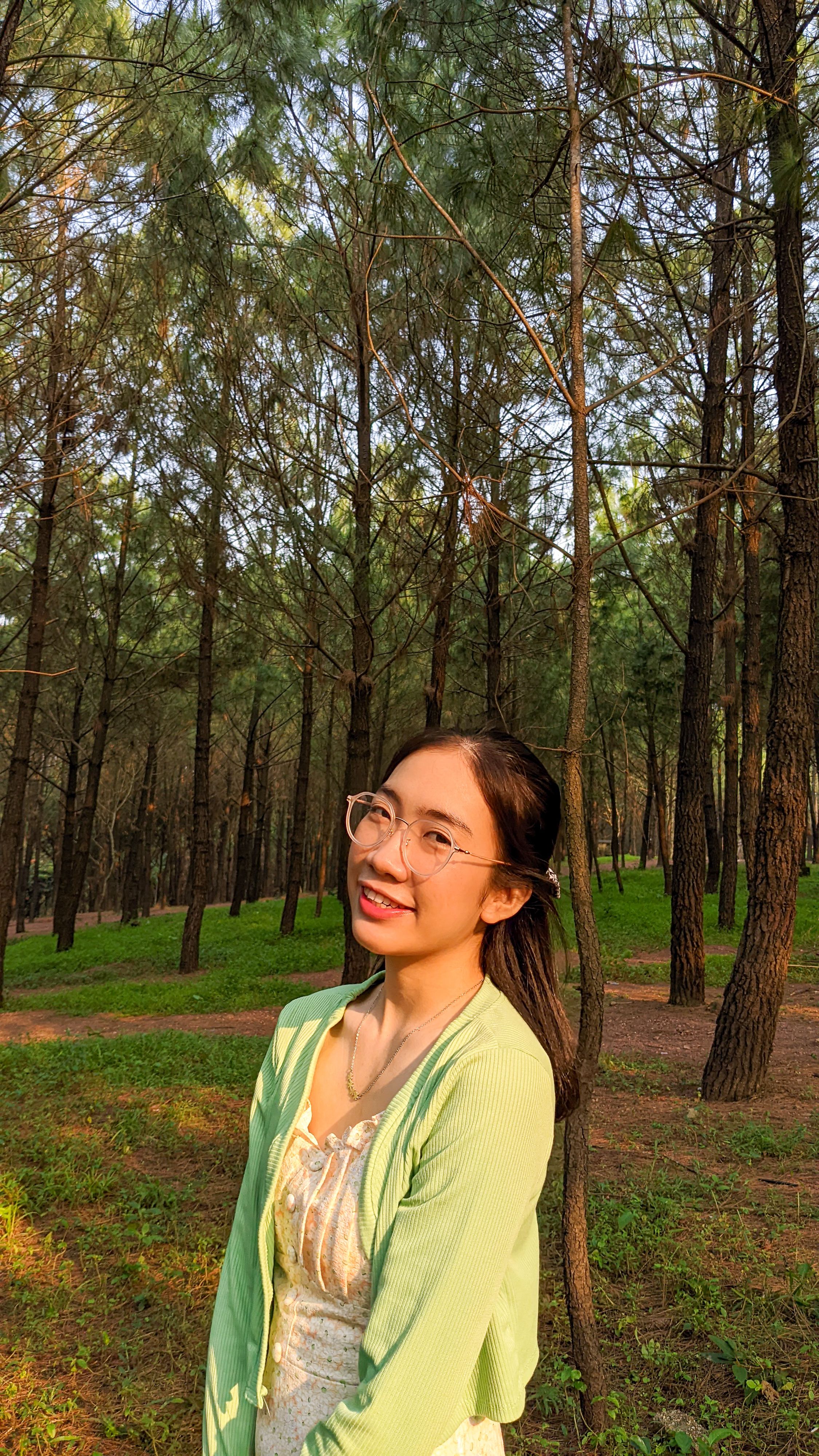 Bright Smile in a Lush Vietnamese Forest
