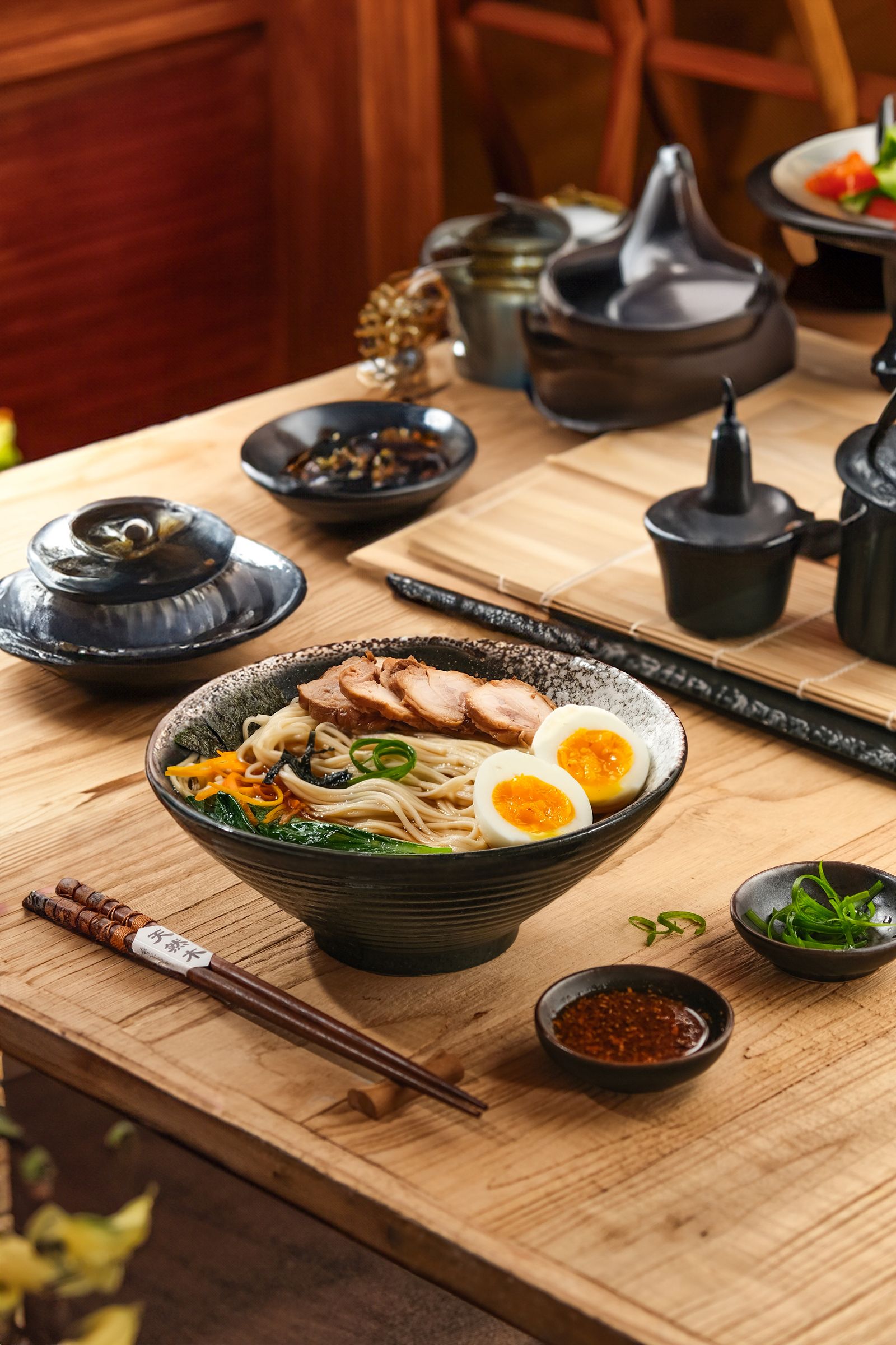 A close bowl of ramen