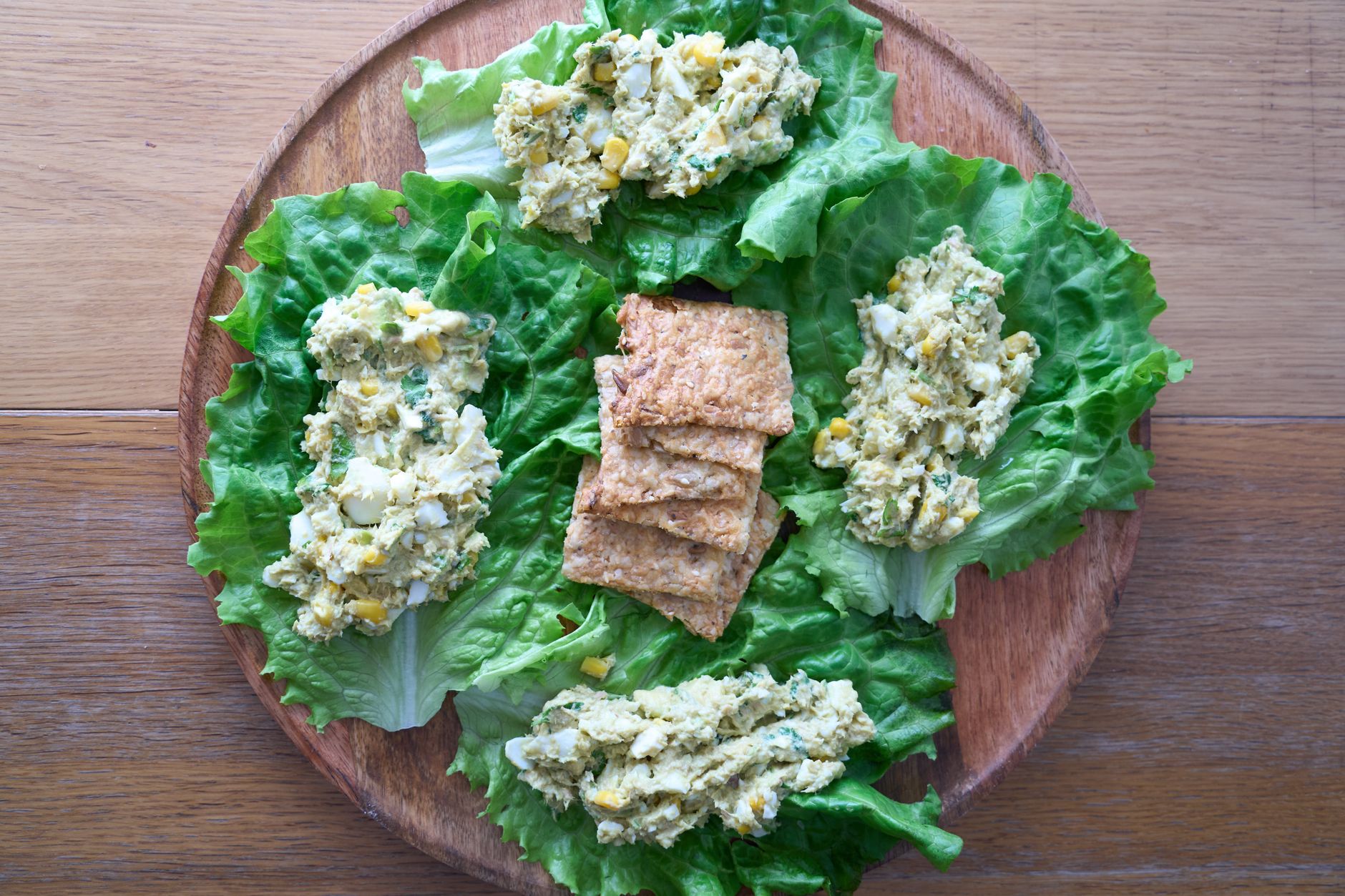 Classic Egg Salad with Relish served on white sandwich bread