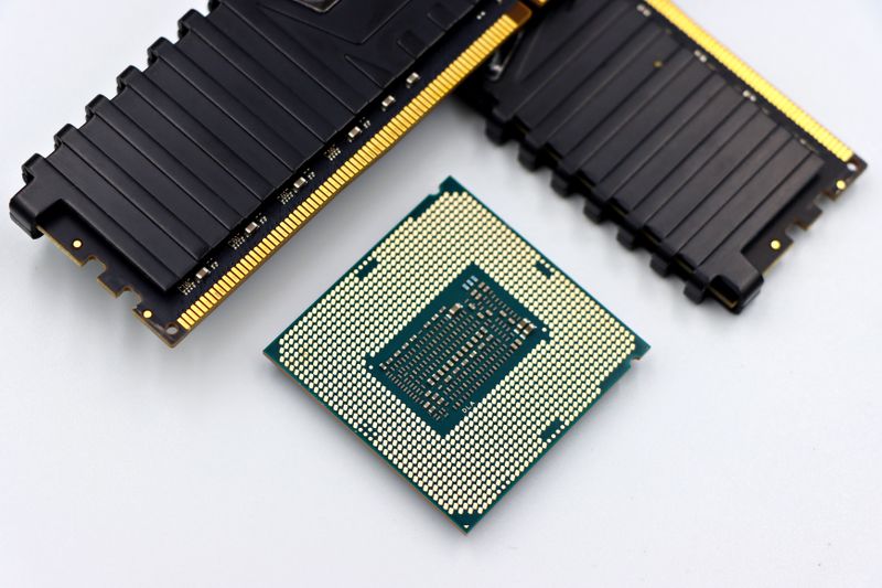AI semiconductor security threat concept