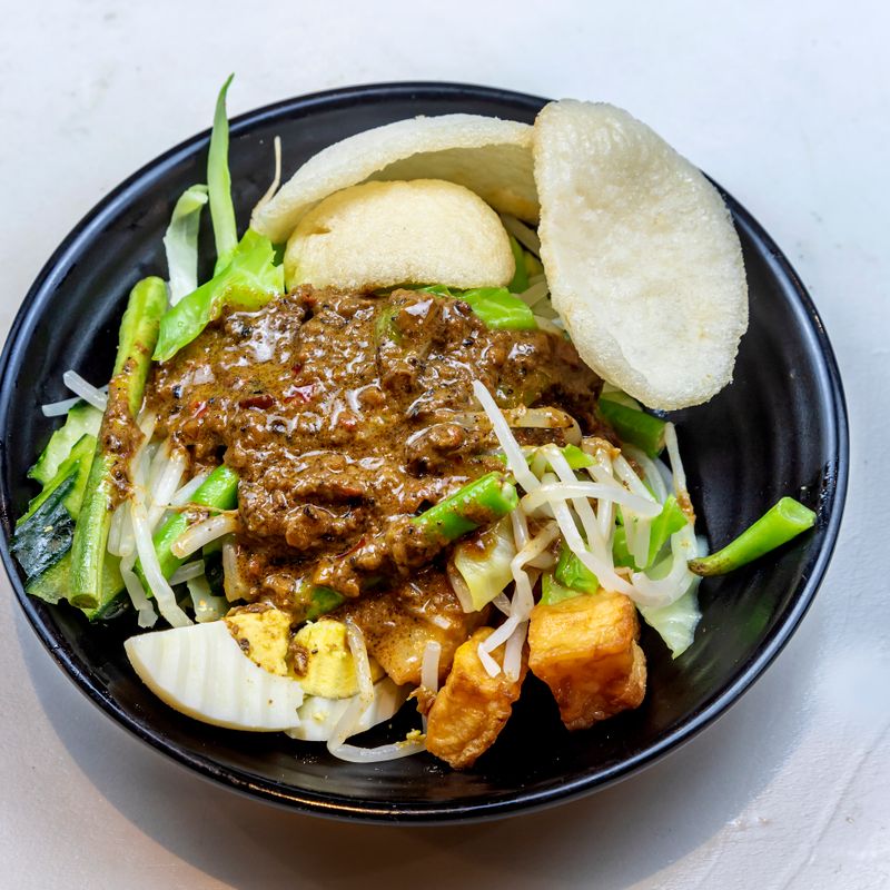 Indonesian Gado-Gado Lasagna