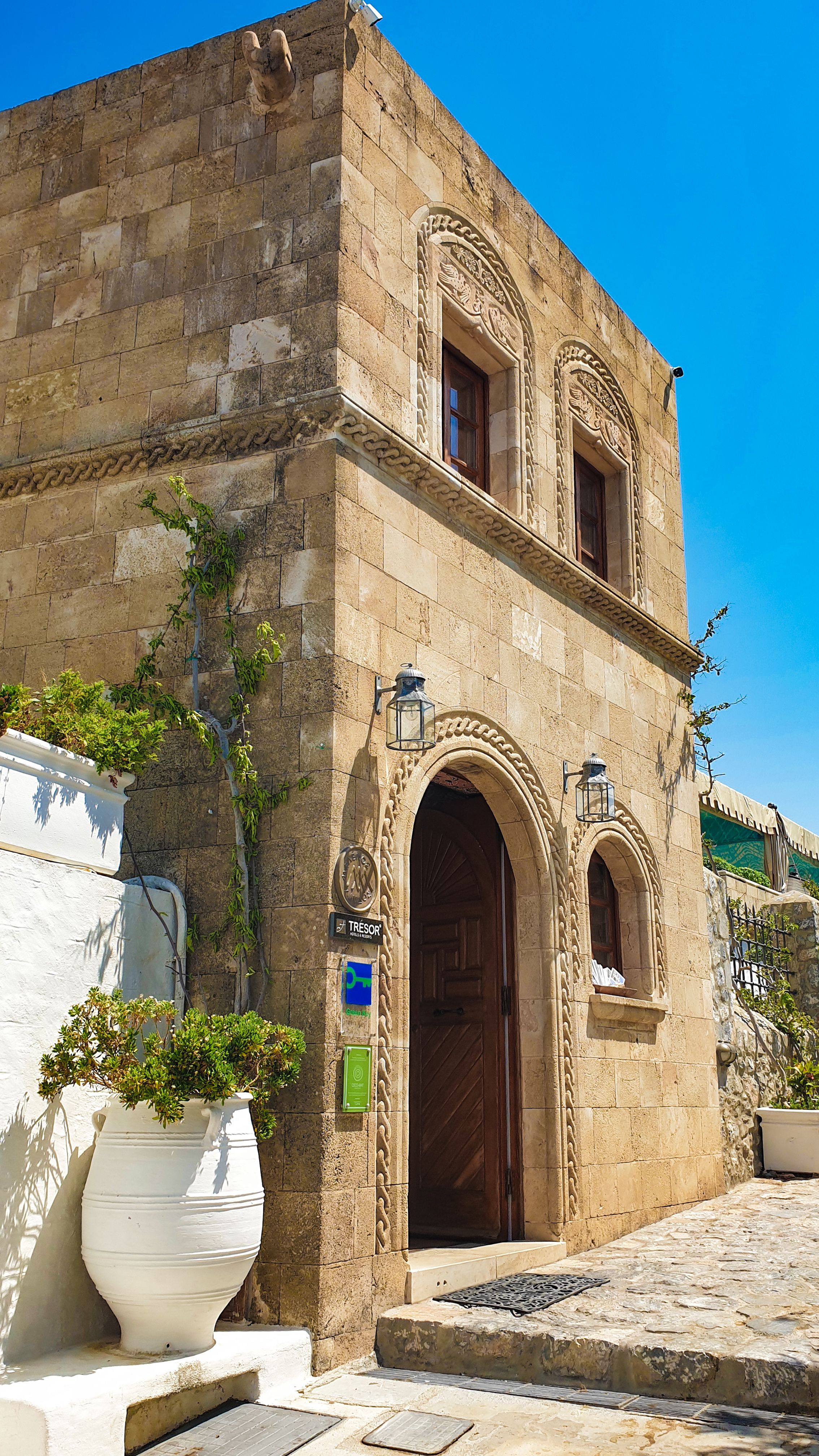 Historic Stone Building on Rhodes Island · Free Stock Photo