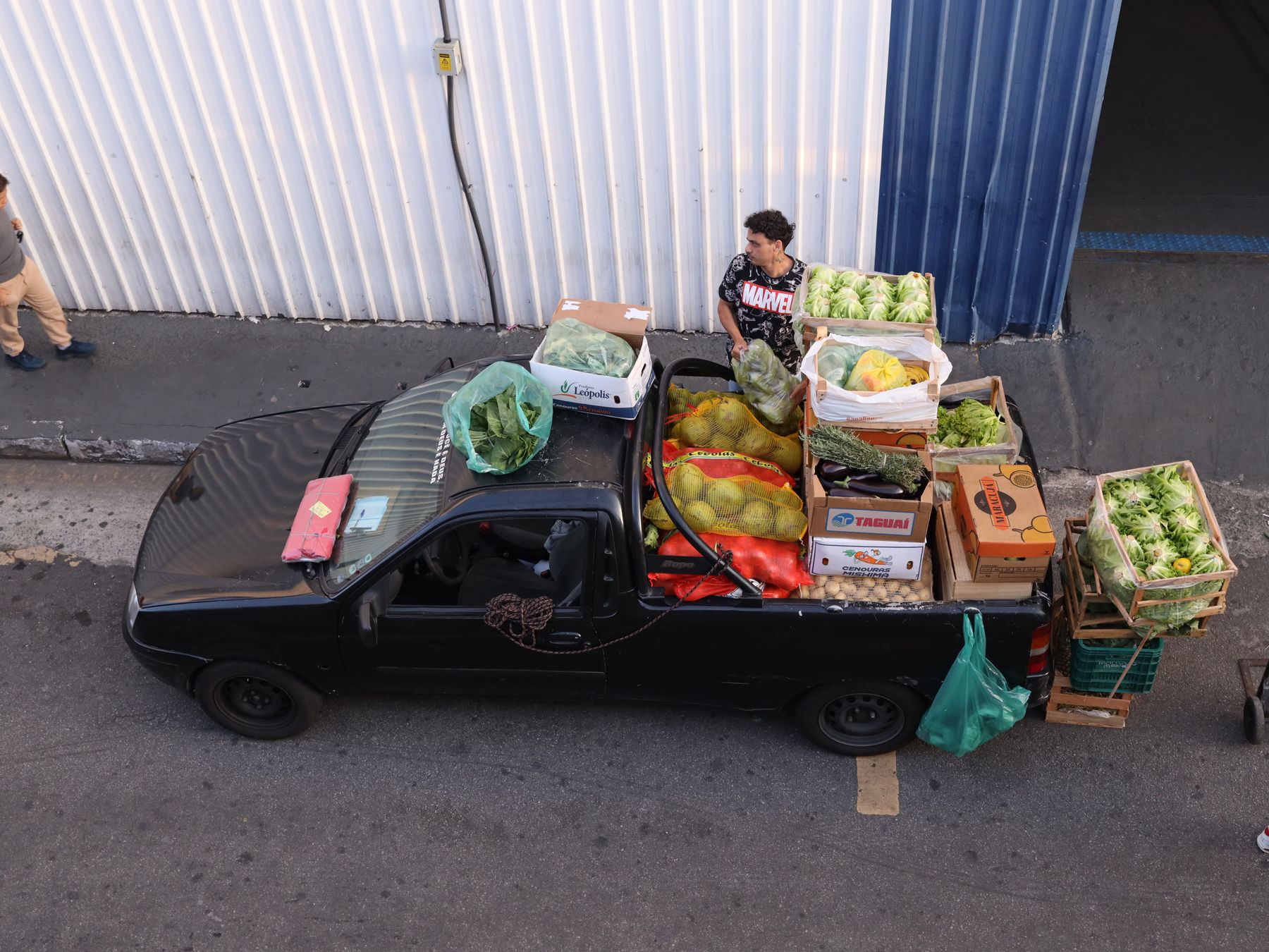 Maidenhead — belongings being loaded for transport to storage