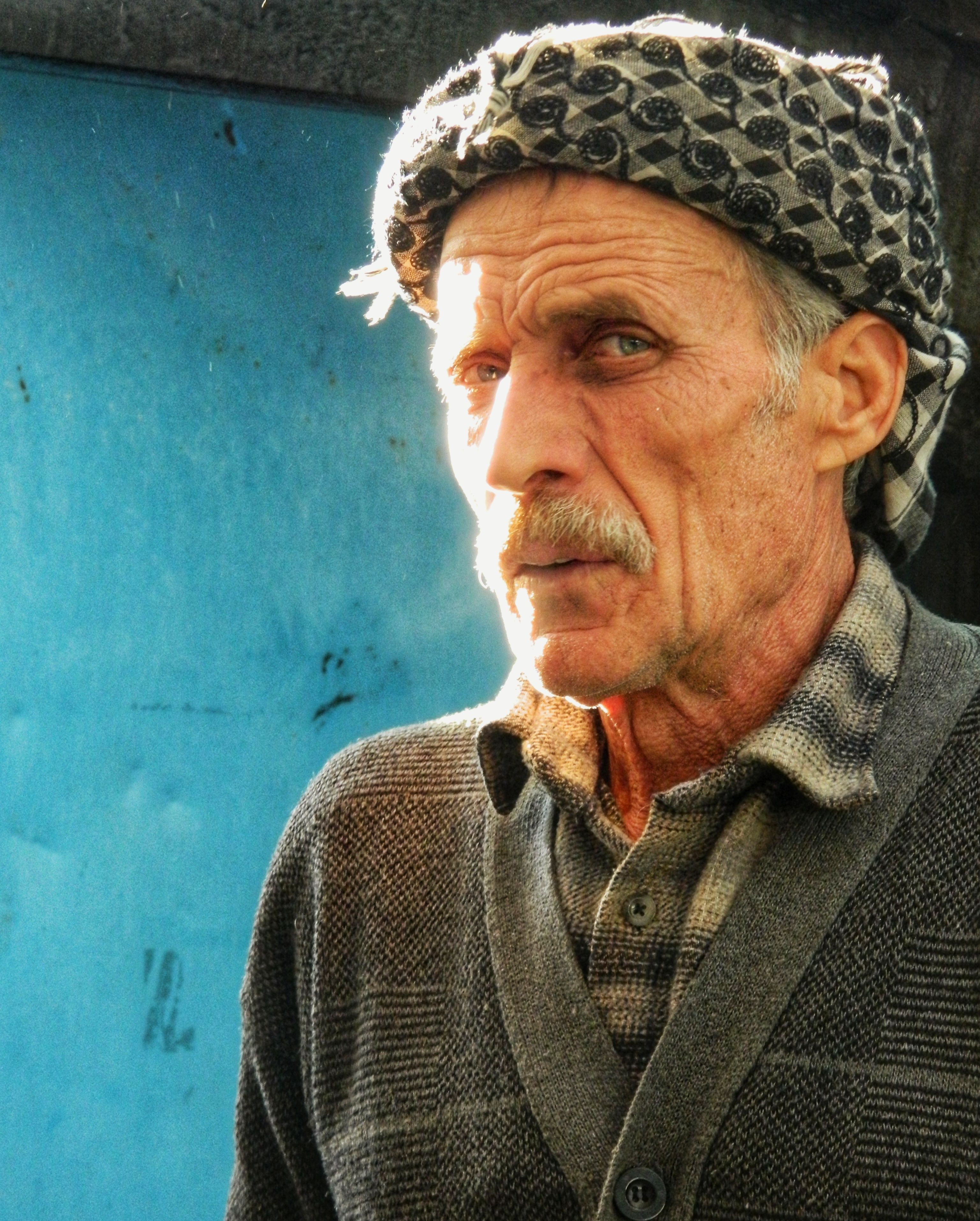 Portrait of Elderly Man in Traditional Attire · Free Stock Photo