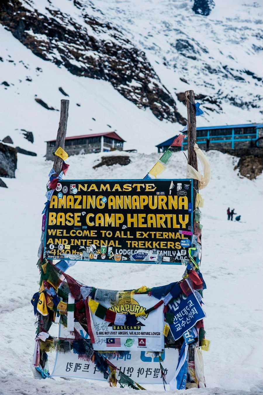 Annapurna Base Camp sign