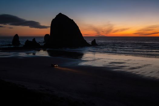 Hug Point near Cannon Beach