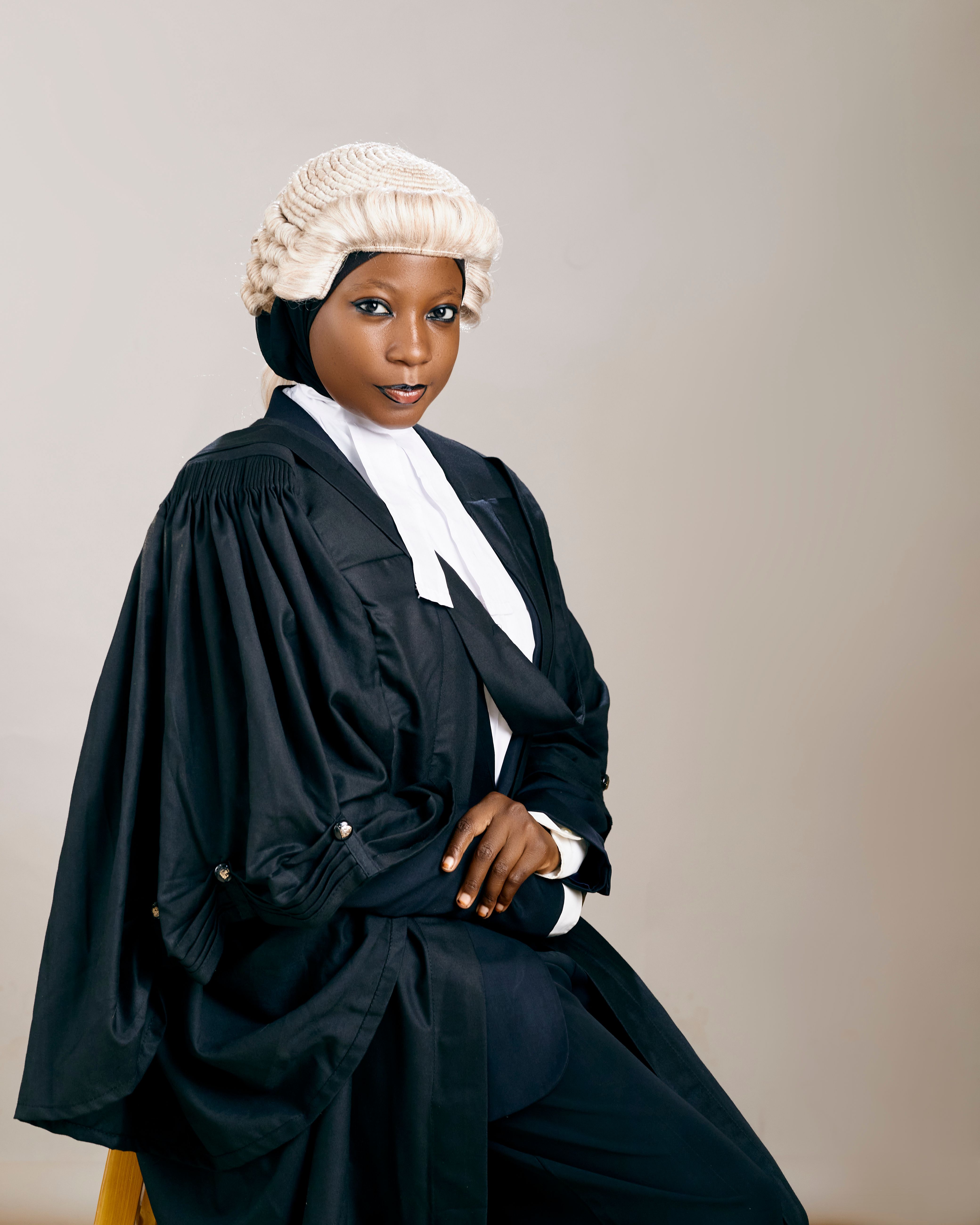 Portrait of Confident Female Barrister in Robes · Free Stock Photo