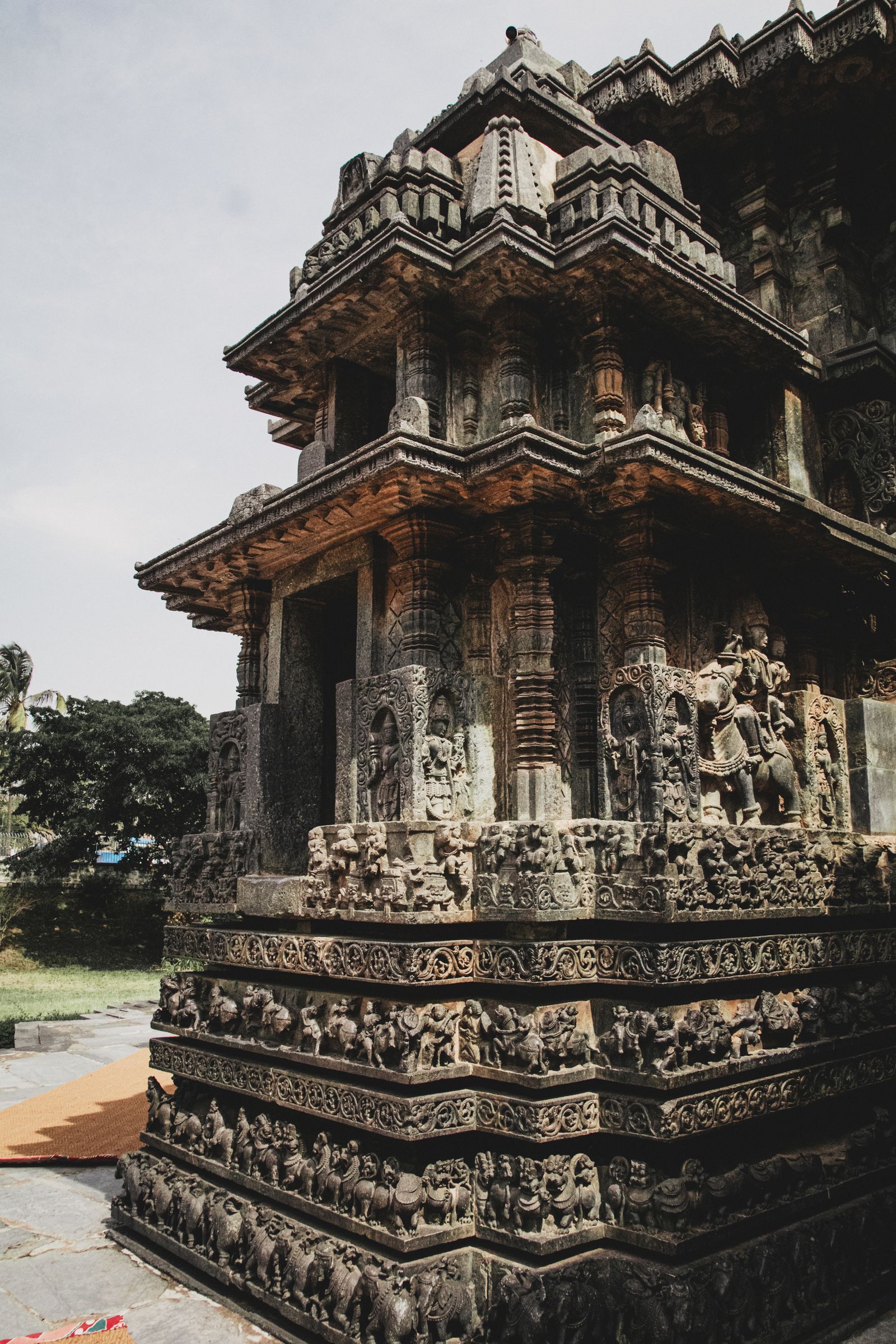 Ancient Hindu Temple Architecture with Intricate Carvings · Free Stock ...