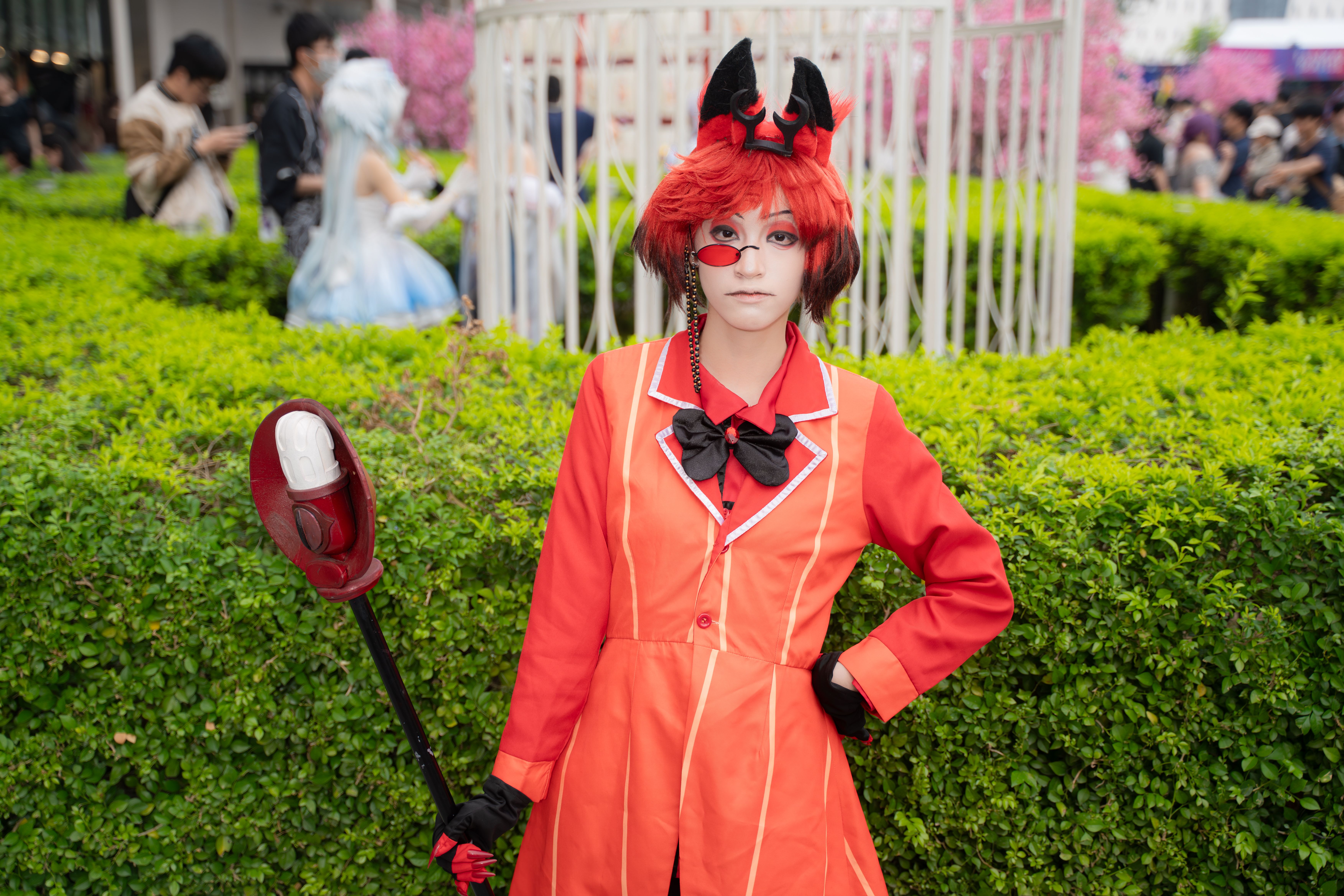 Vibrant Cosplay Character in Outdoor Setting · Free Stock Photo