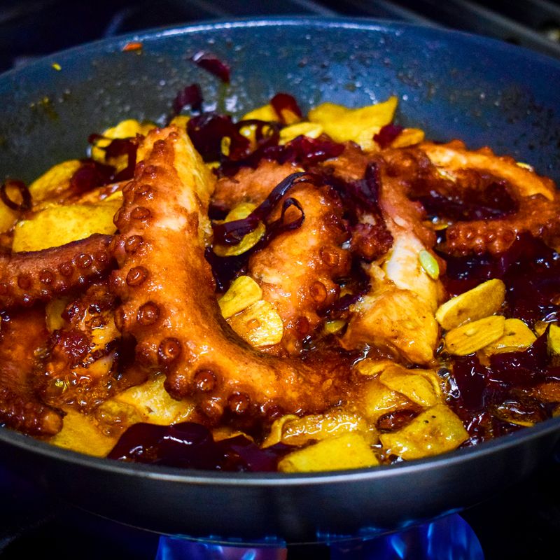 Spanish Paprika Garlic Octopus Marinade