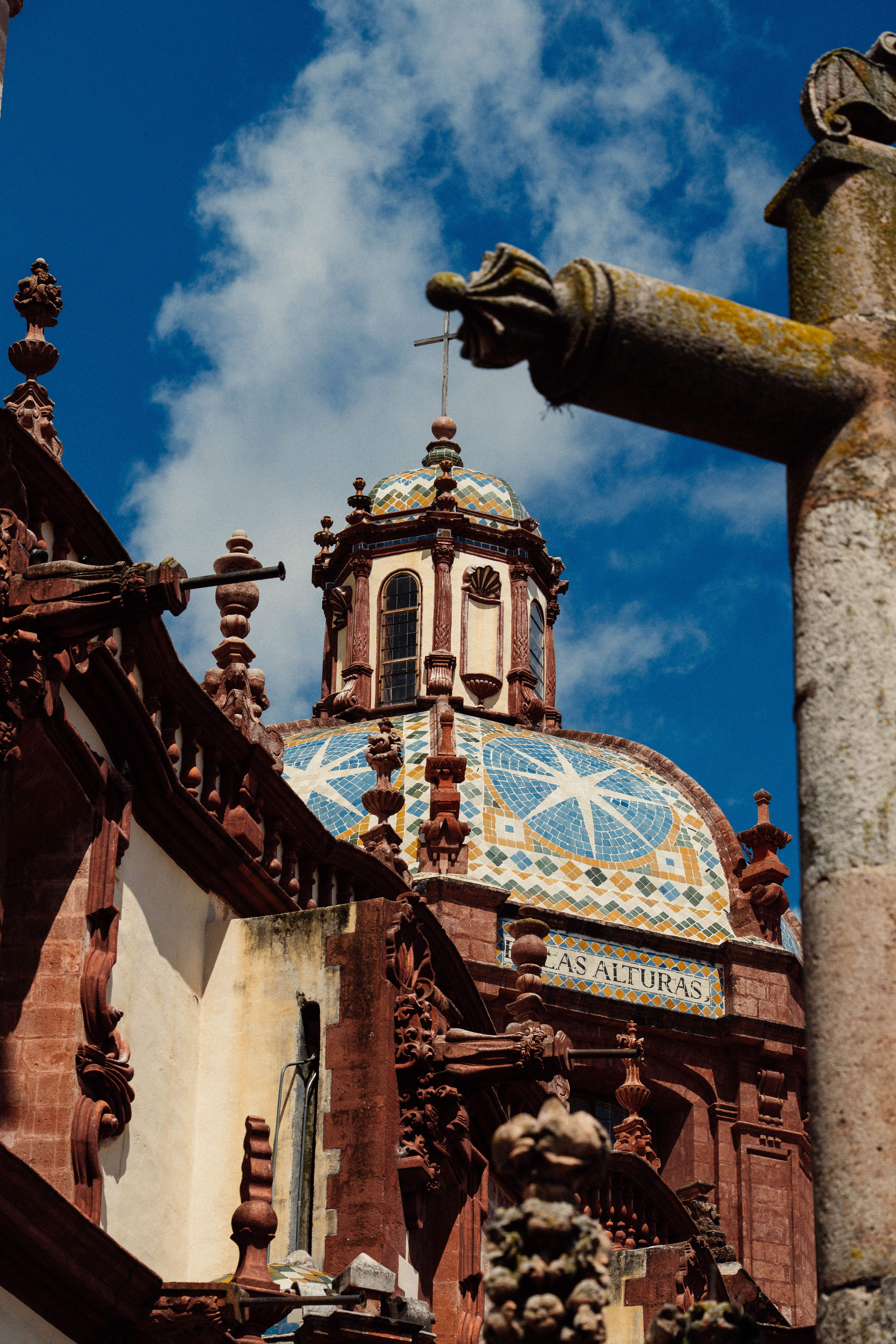 Stunning View of Santa Prisca Church Dome · Free Stock Photo
