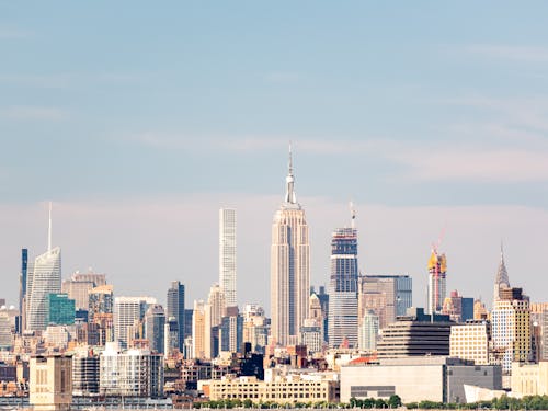 City Skyline Under Blue Sky