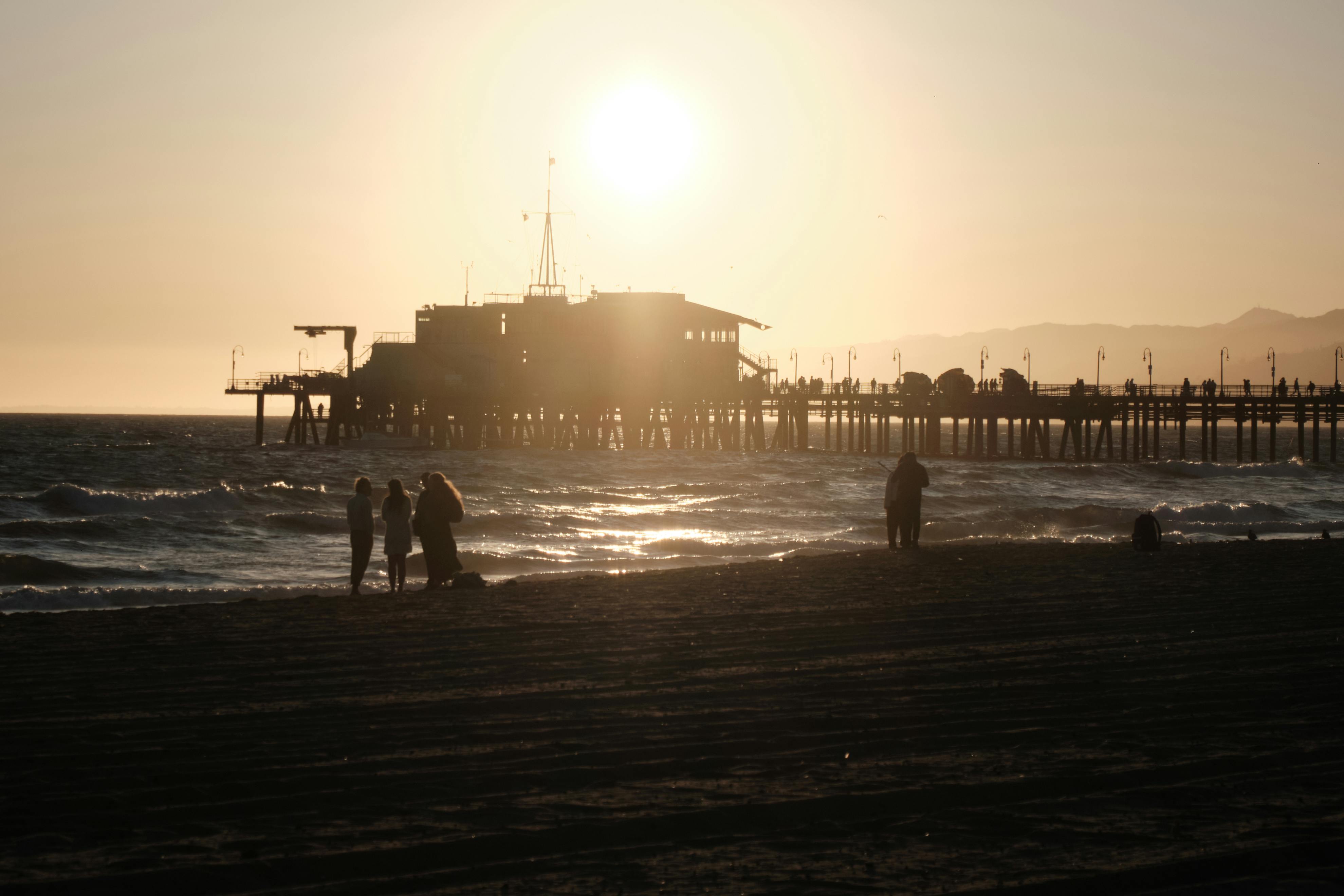Hollywood felirat és Getty Villa: Tökéletes LA nap – Santa Monica beach pier sunset