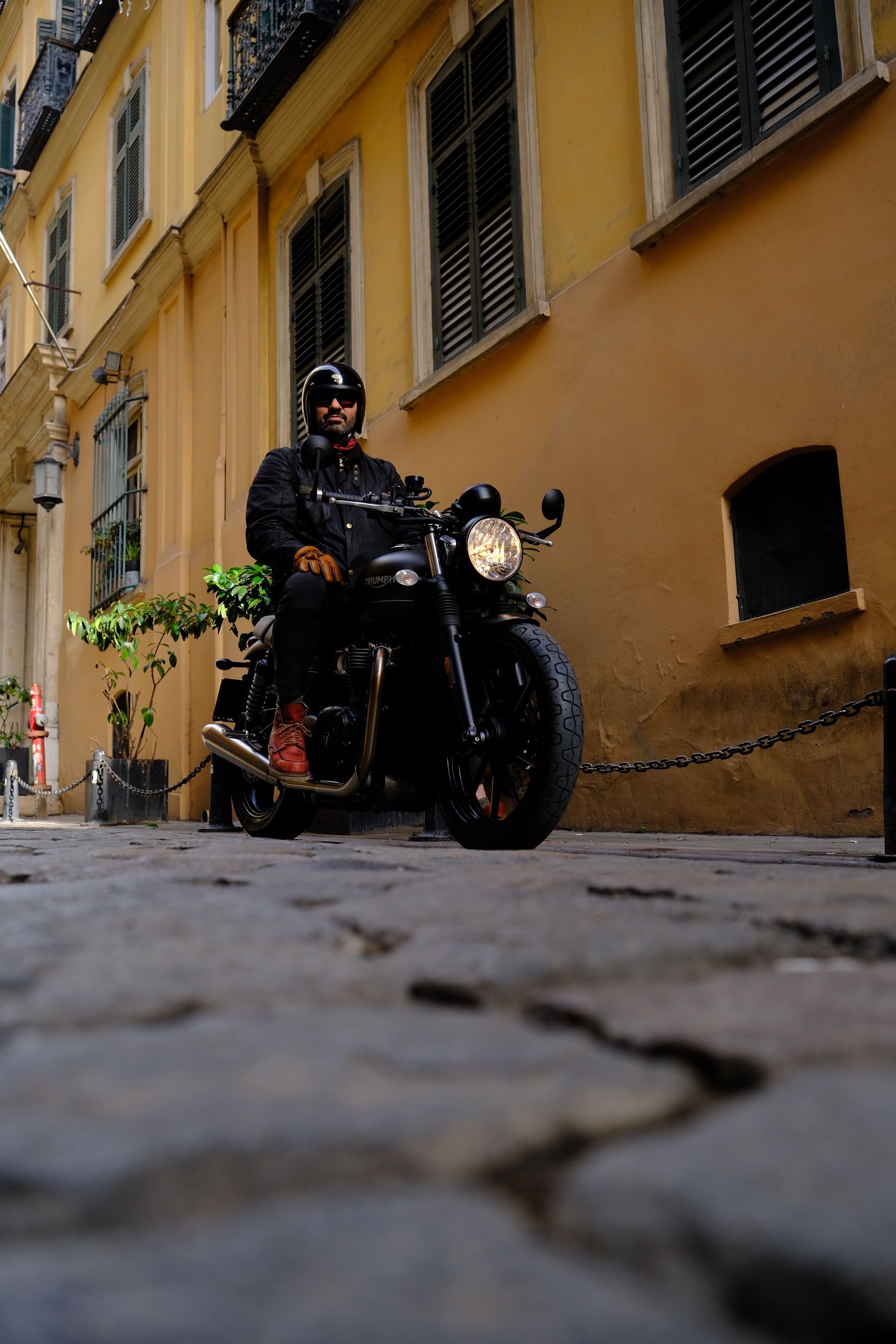 Selective Focus Photography Of man Riding Cafe Racer · Free Stock Photo