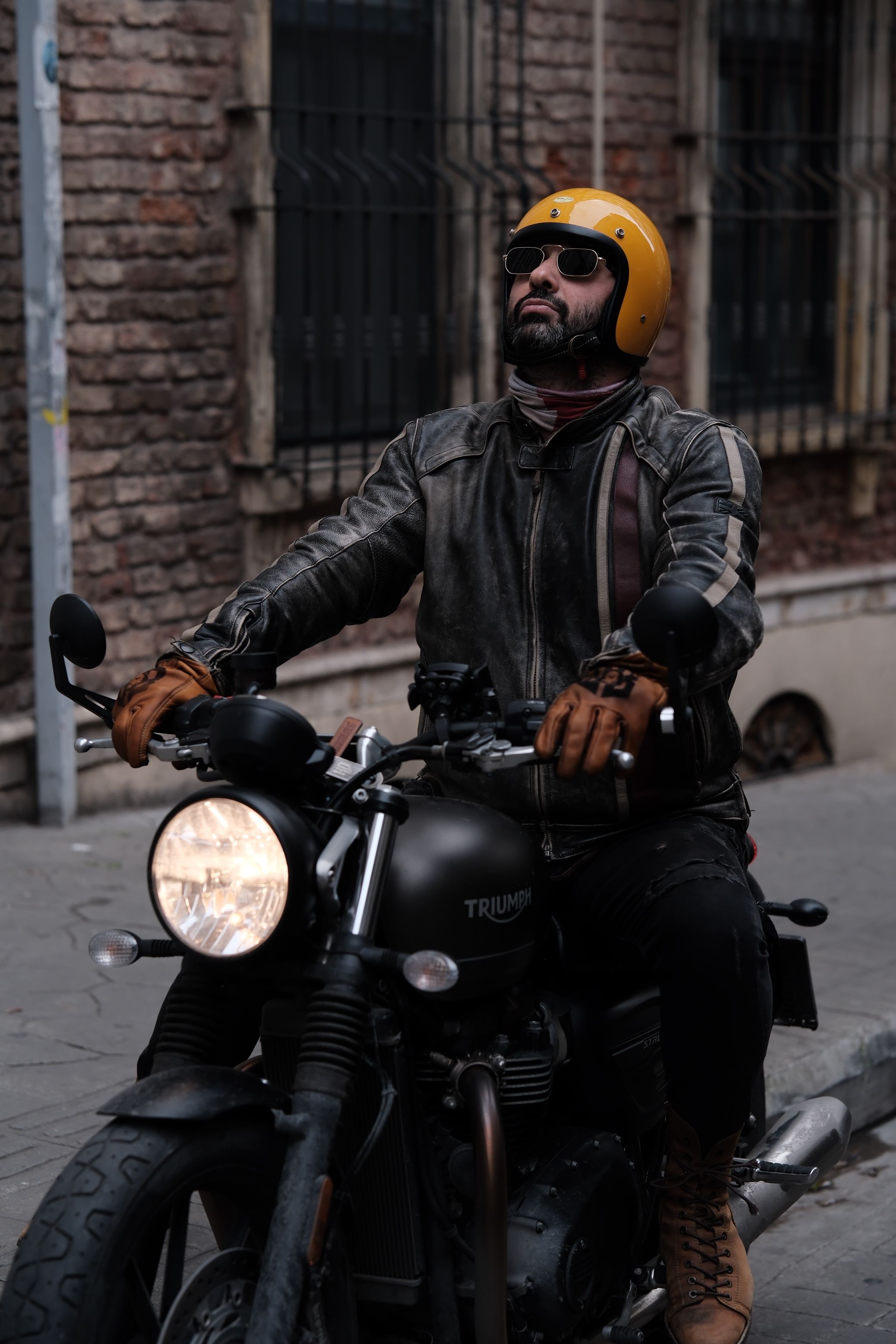 Selective Focus Photography Of man Riding Cafe Racer · Free Stock Photo