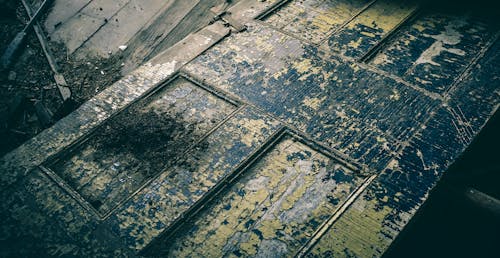 Free  An Old Decaying Wooden Door Stock Photo