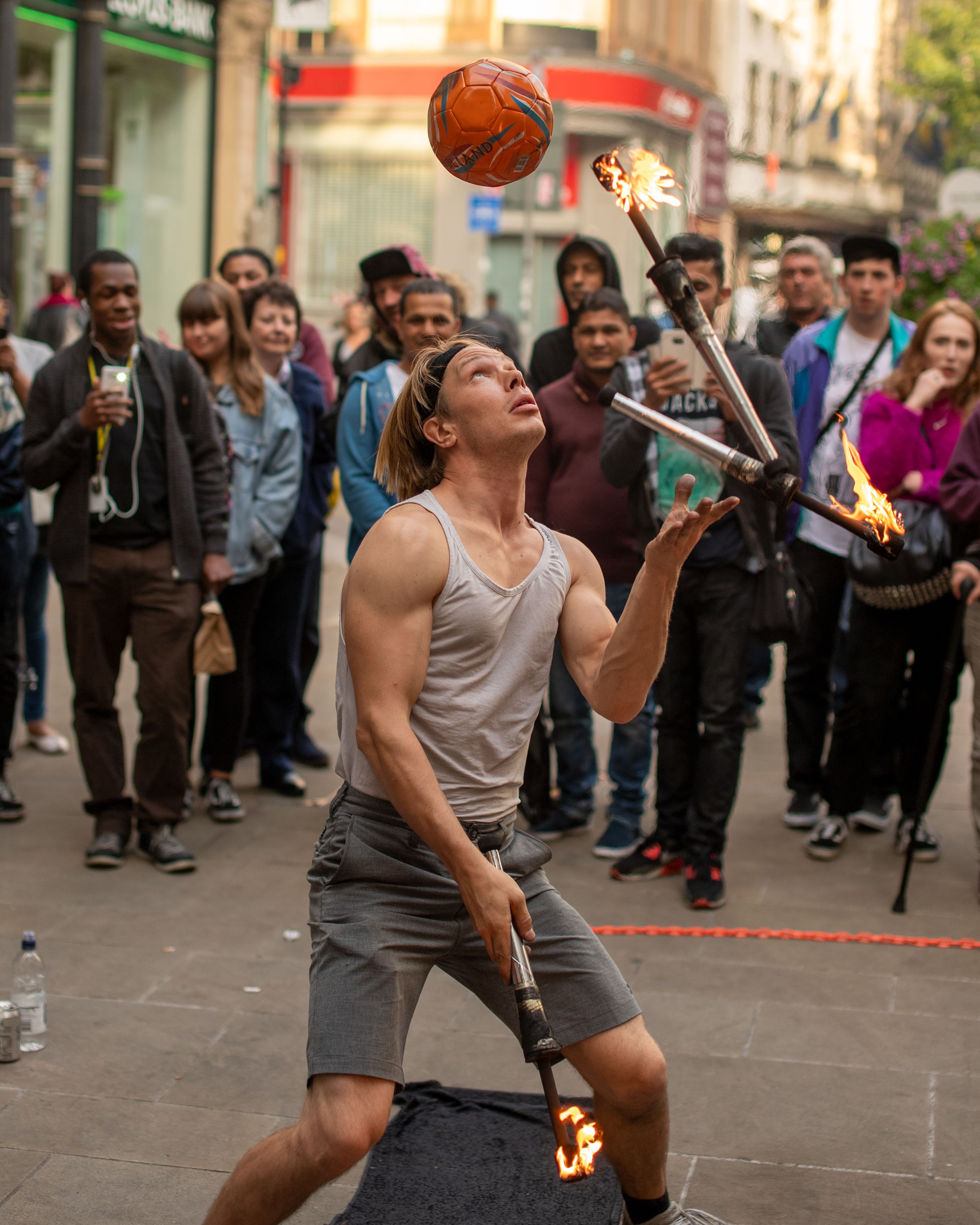 Dynamic Street Performance in Birmingham · Free Stock Photo