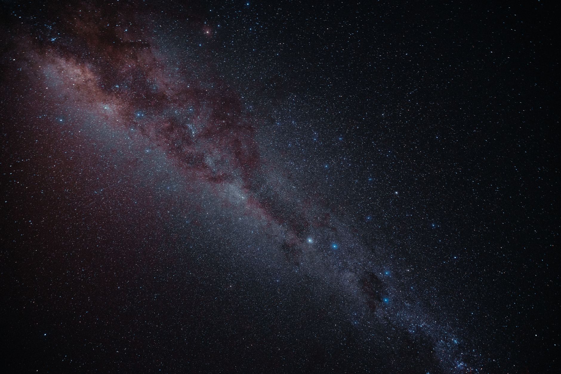 Captivating view of the Milky Way galaxy with dense star field and cosmic clouds.