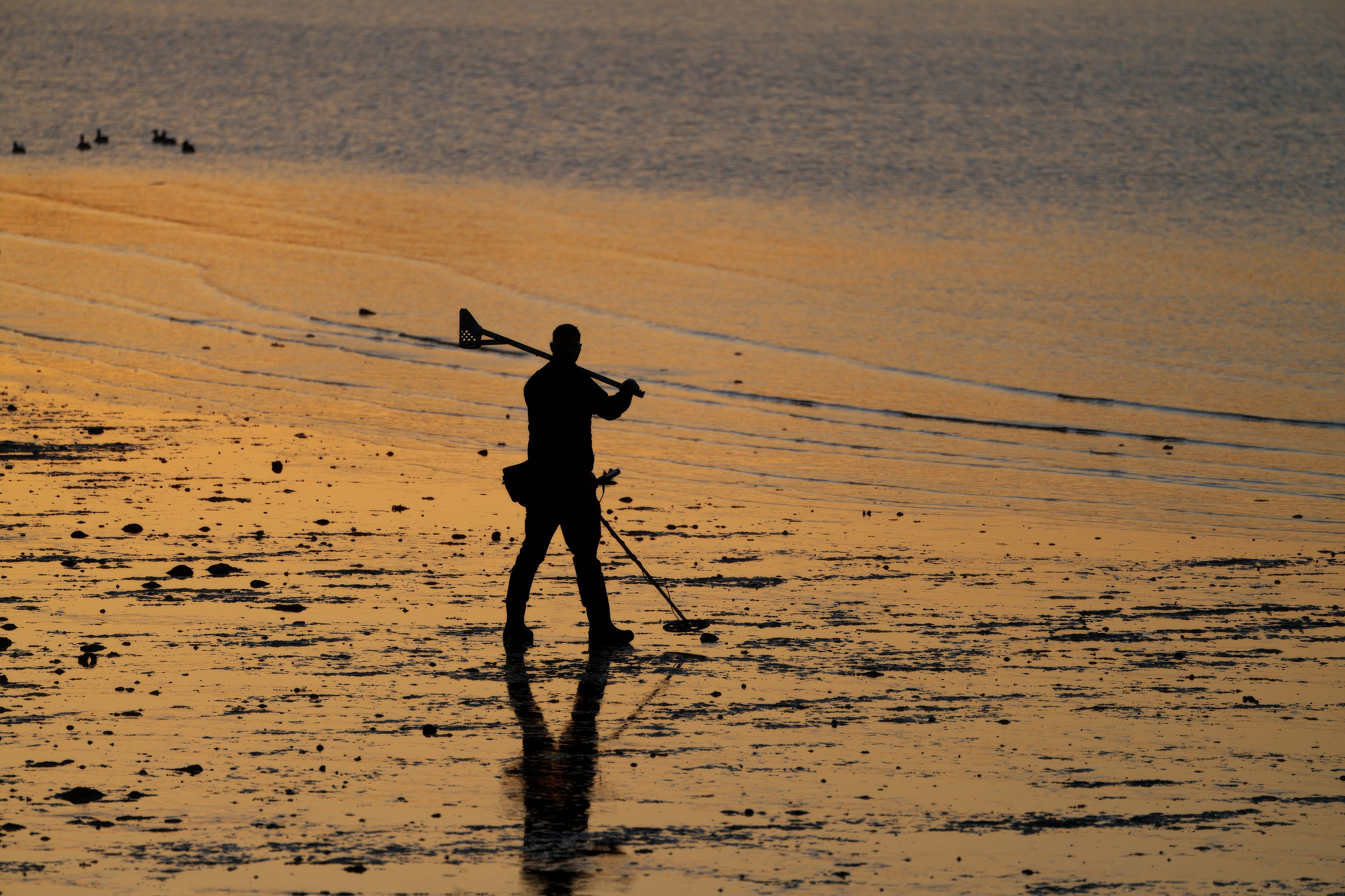 Waterproof pinpointer metal detector