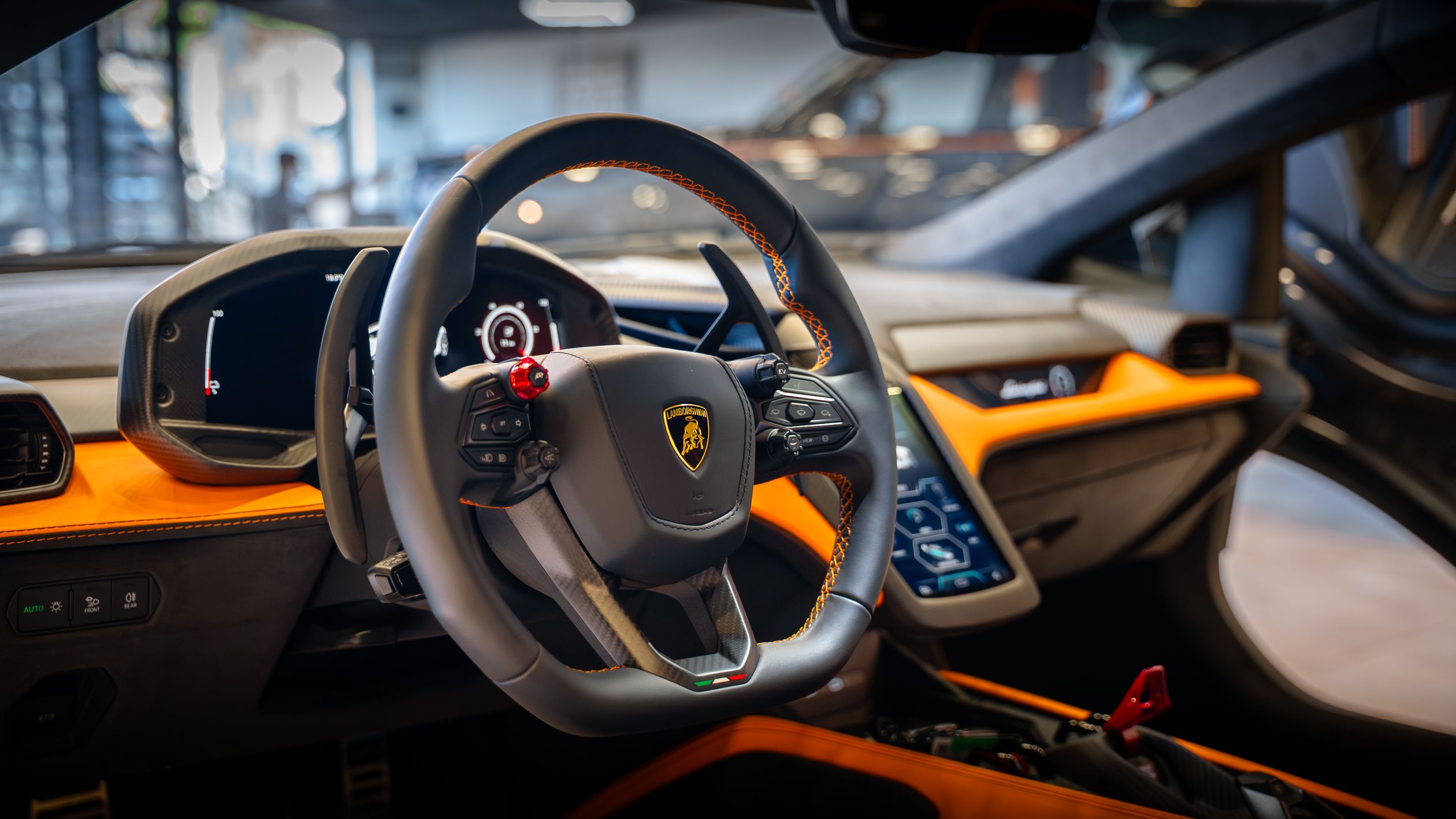 Luxury Car Interior with Modern Dashboard Design · Free Stock Photo