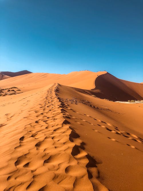 Brown Sand Under Blue Sky