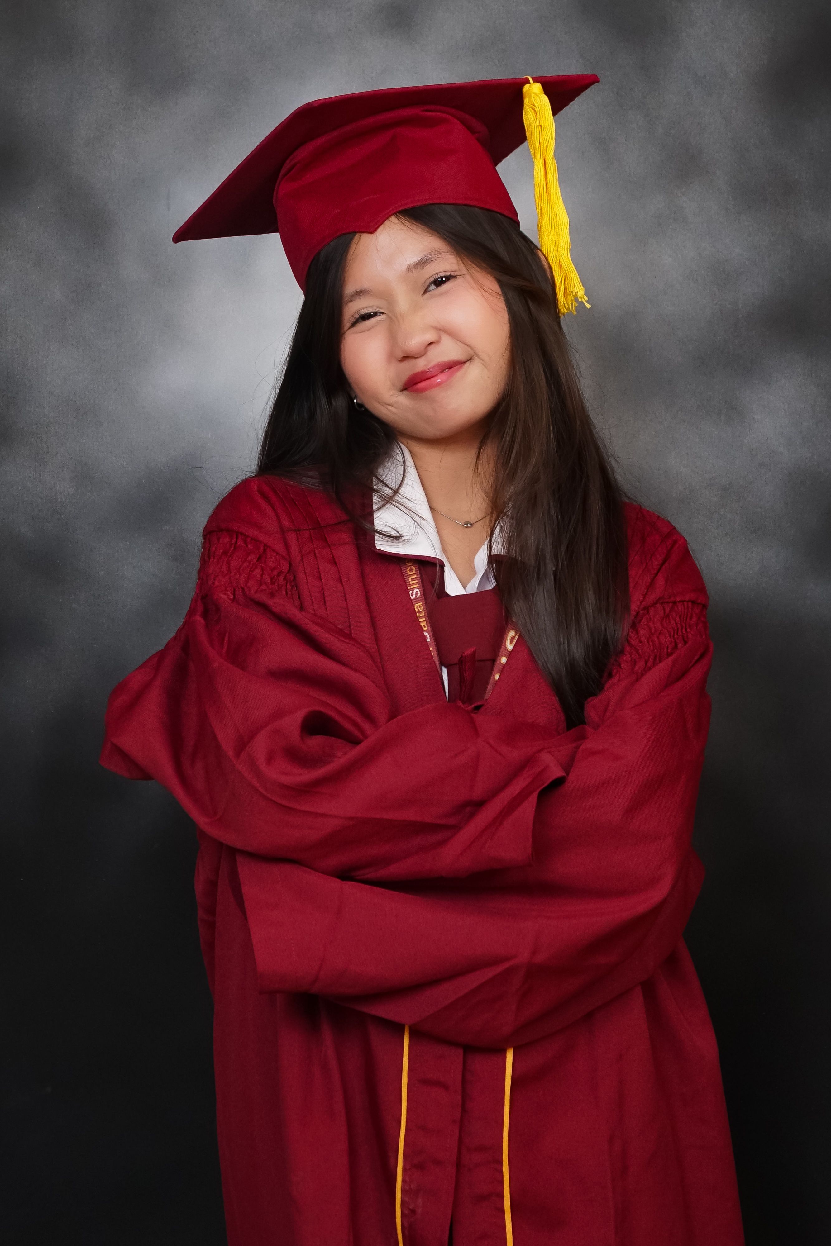 Graduation Portrait of Filipino Students in Caps and Gowns · Free Stock ...
