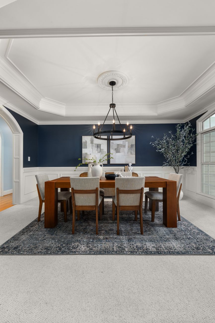 Midnight Navy Dining — painted by PaintKing in Palm Beach