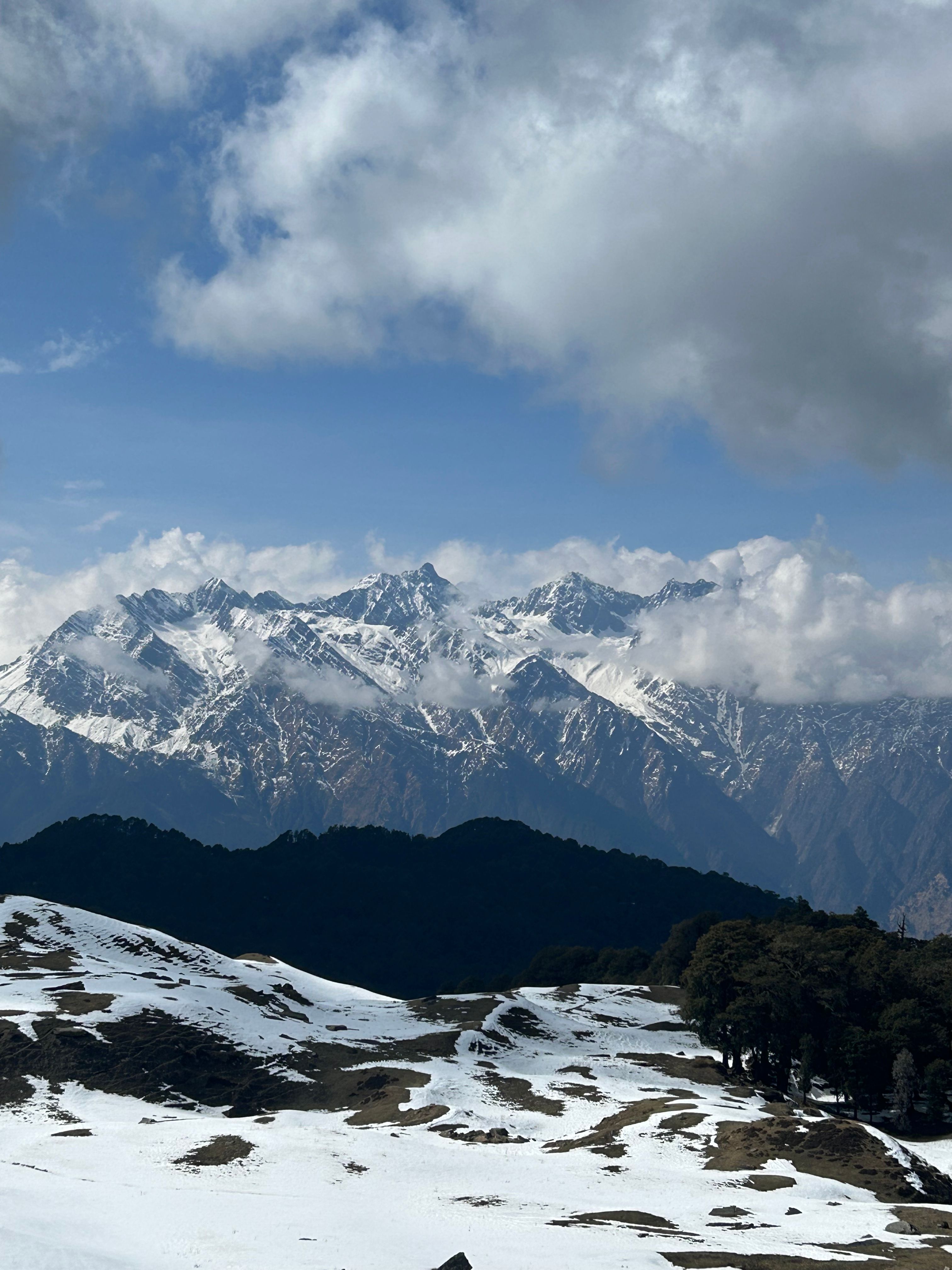 Scenic Winter View of Himalayan Mountains · Free Stock Photo