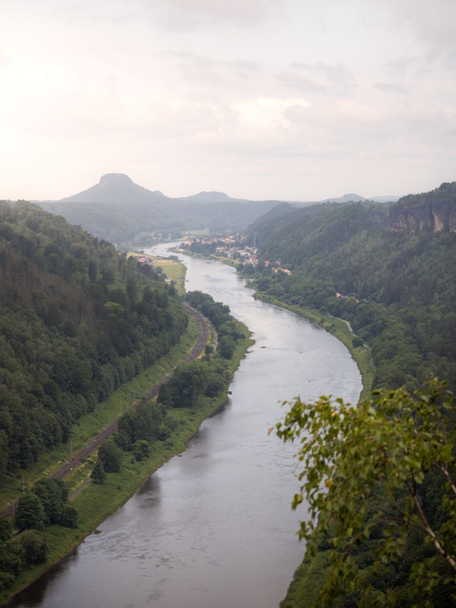 L'Elbe vue du ciel, parc national