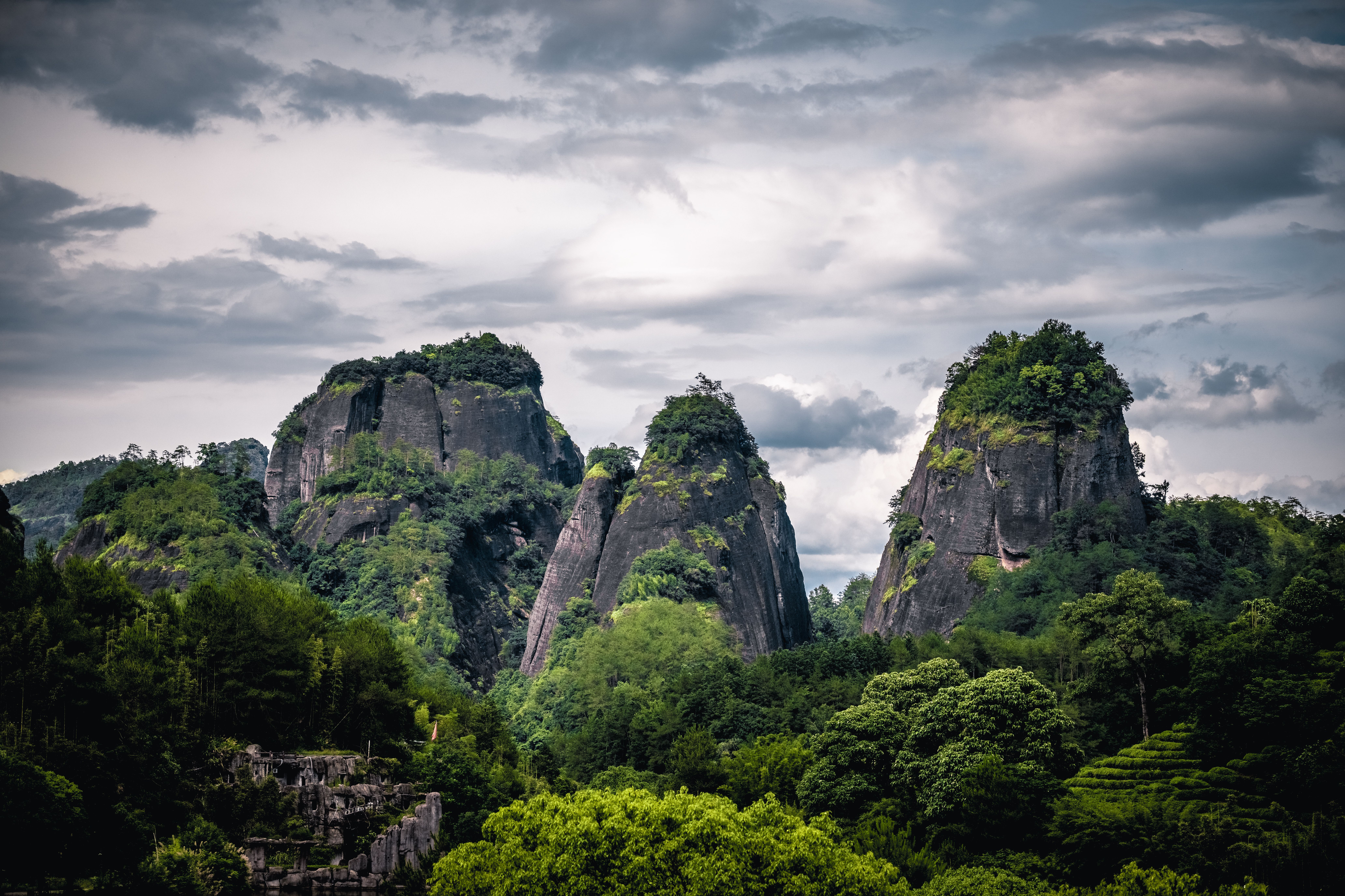 Landmarks in Wuyishan