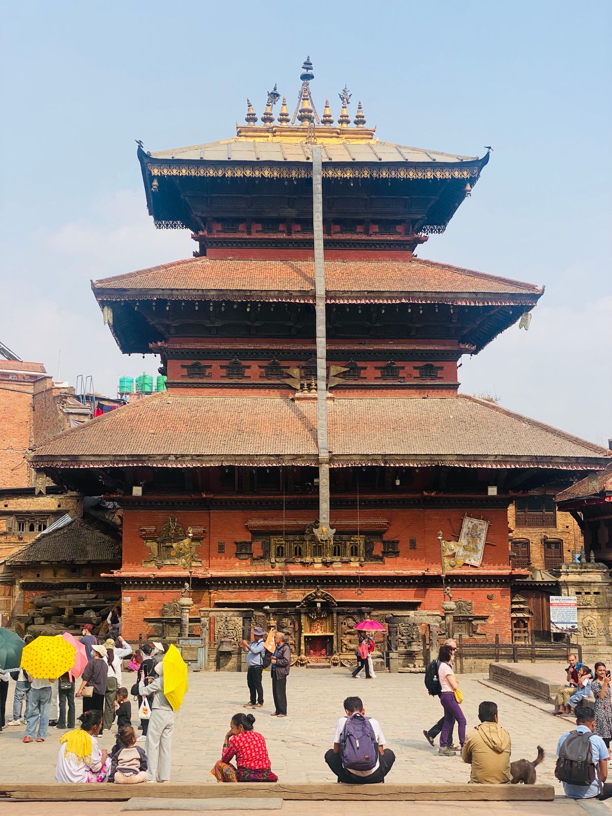 Five-tiered Nyatapola Temple on Taumadhi Square, Bhaktapur