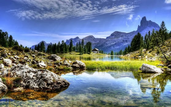 Free stock photo of wood, landscape, sky, water