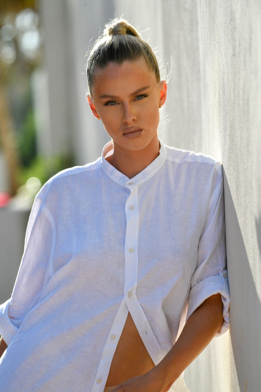 Blanc Cotton Shirt
