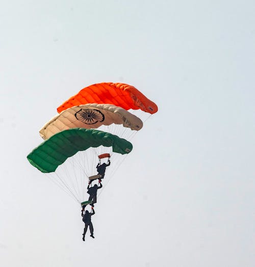 Photos gratuites de armée de l'air, couleurs de l'inde, drapeau indien