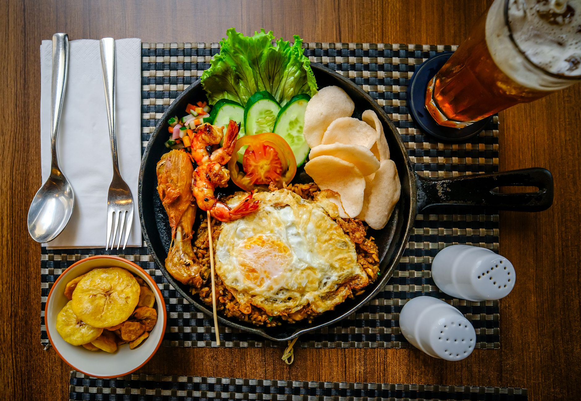 Riz Jollof Africain avec Bananes Aloco
