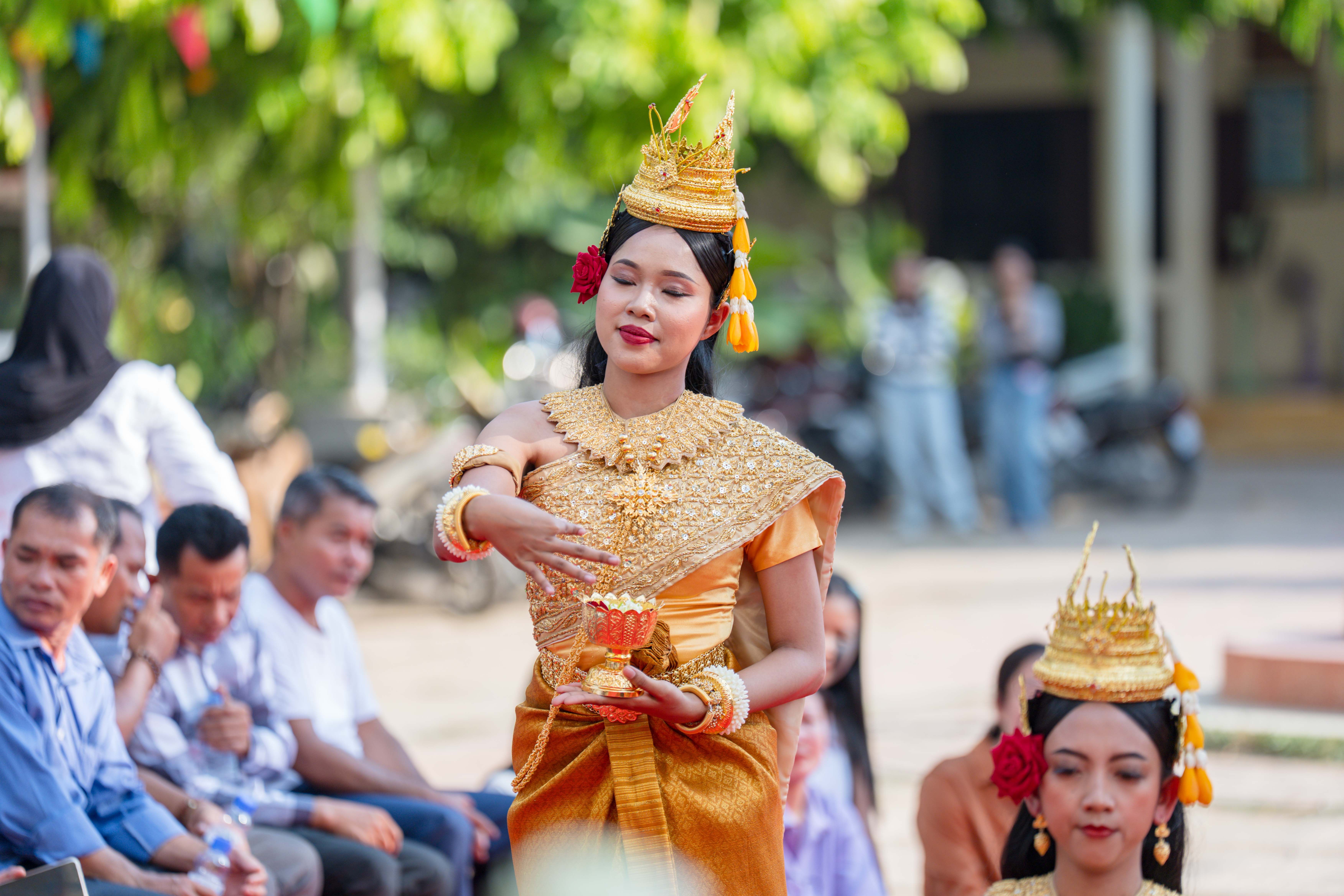 Traditional Khmer Dance Performance in Cambodia · Free Stock Photo