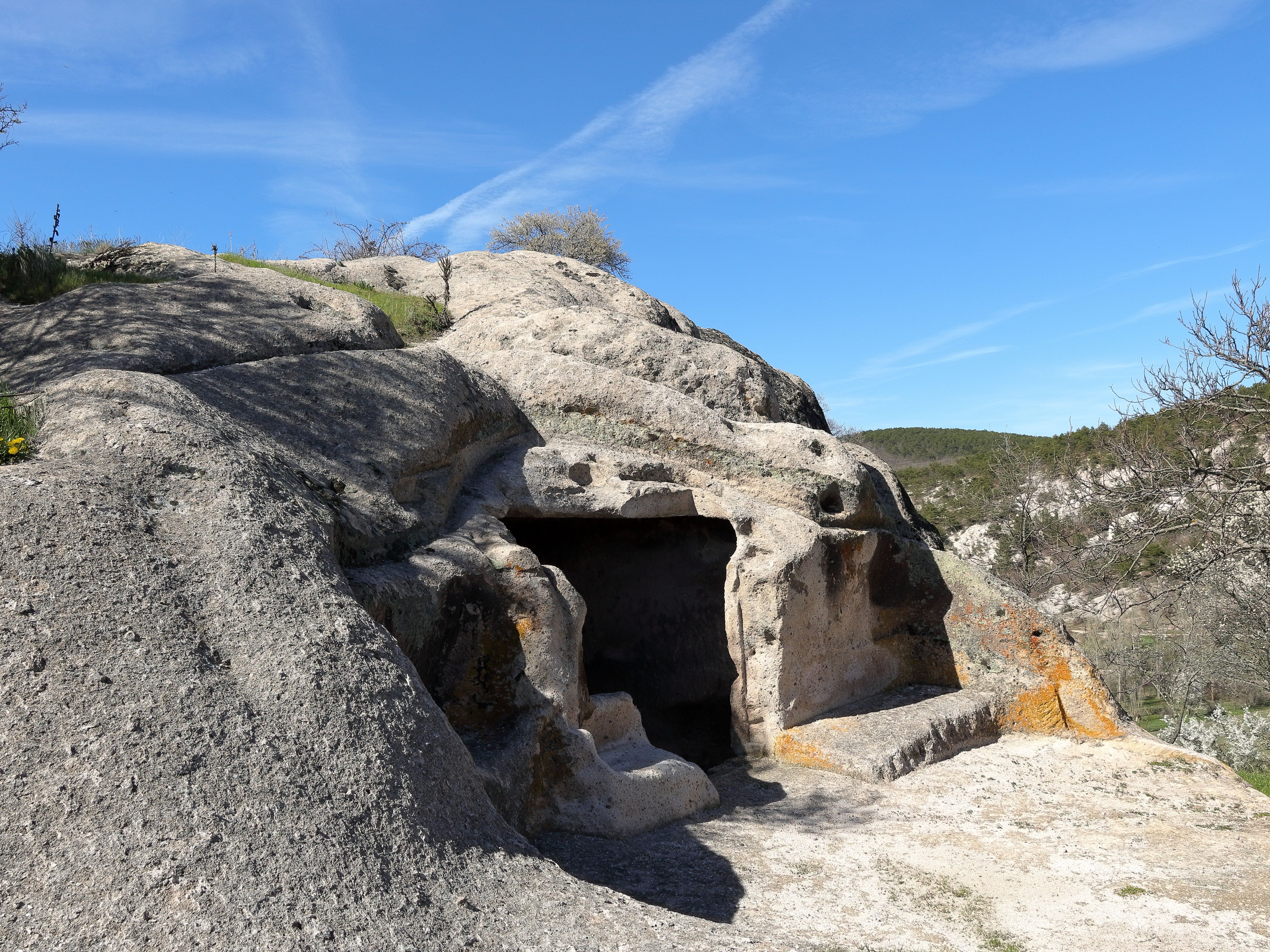 Ancient Rock Cave in Natural Landscape · Free Stock Photo