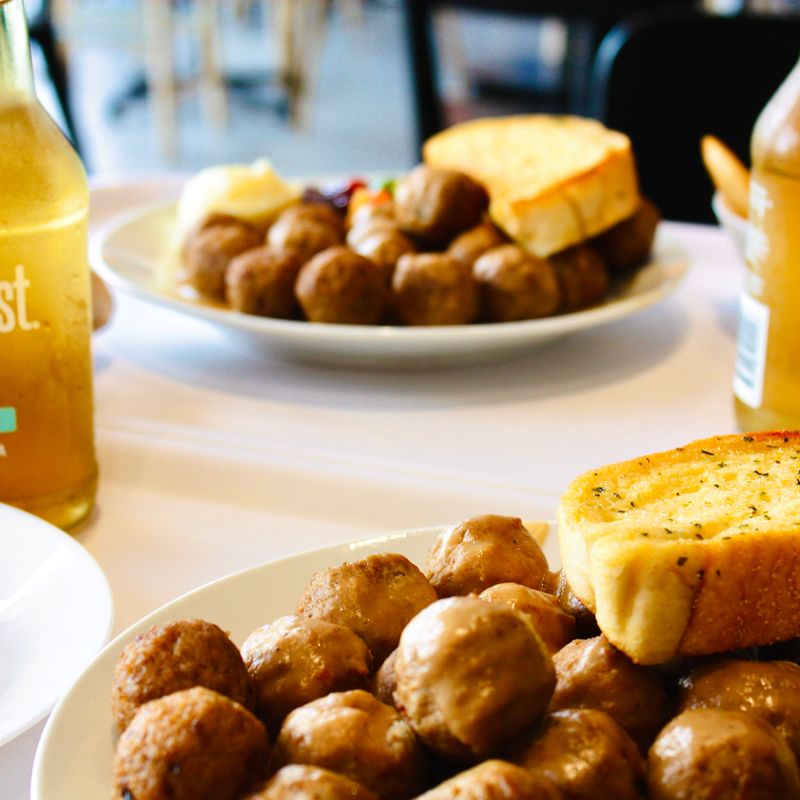 Swedish Meatballs with Cream Gravy