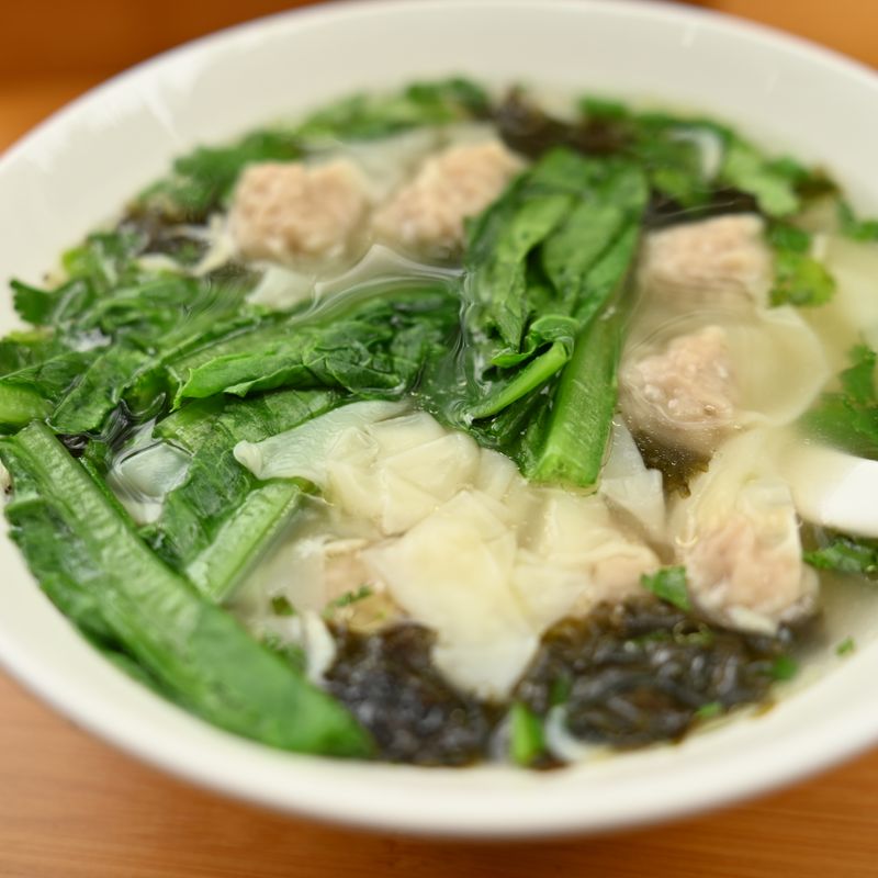 Chinese Soy Chicken Meatballs with Bok Choy