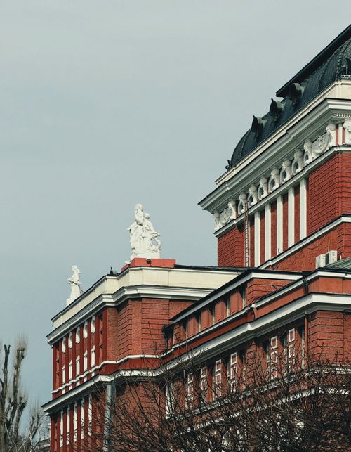 Free Explore the intricate details of a historic architectural building in Bulgaria with clear sculptures. Stock Photo