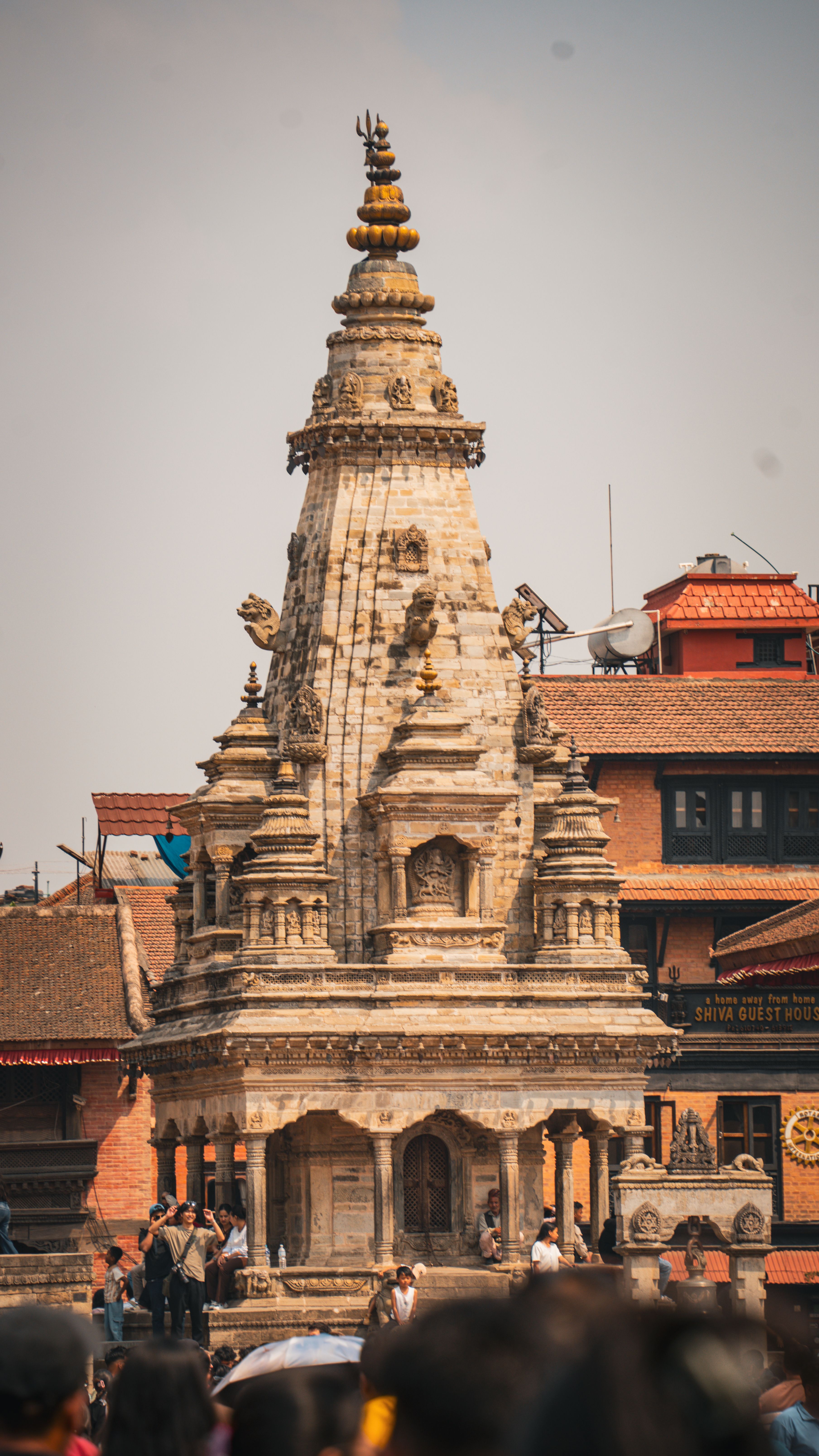 Explore the intricate details of a historic Nepalese temple with rich architectural heritage.