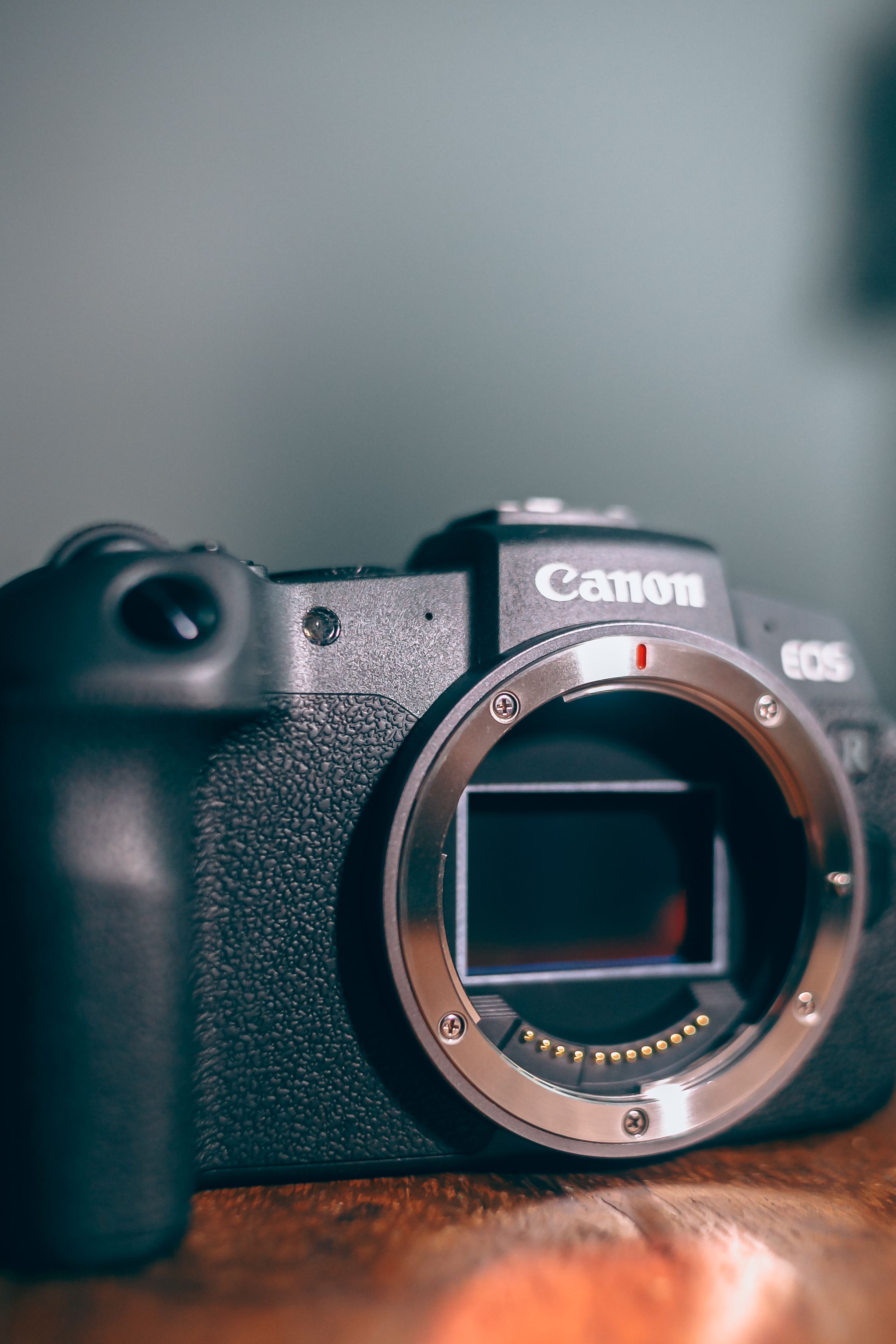 Close-up of a Camera Body Without Lens · Free Stock Photo