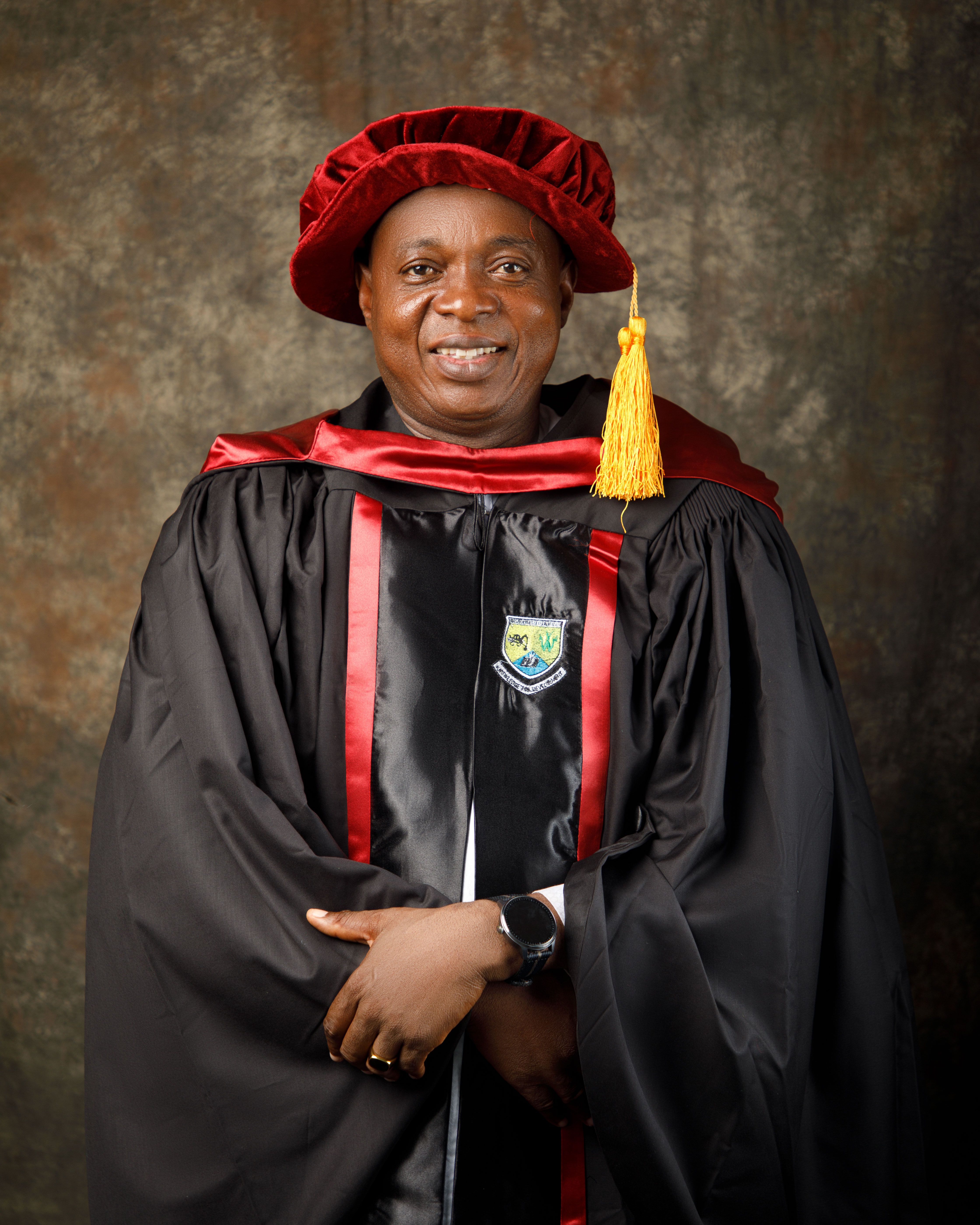Academic Portrait of Professor in Graduation Attire · Free Stock Photo
