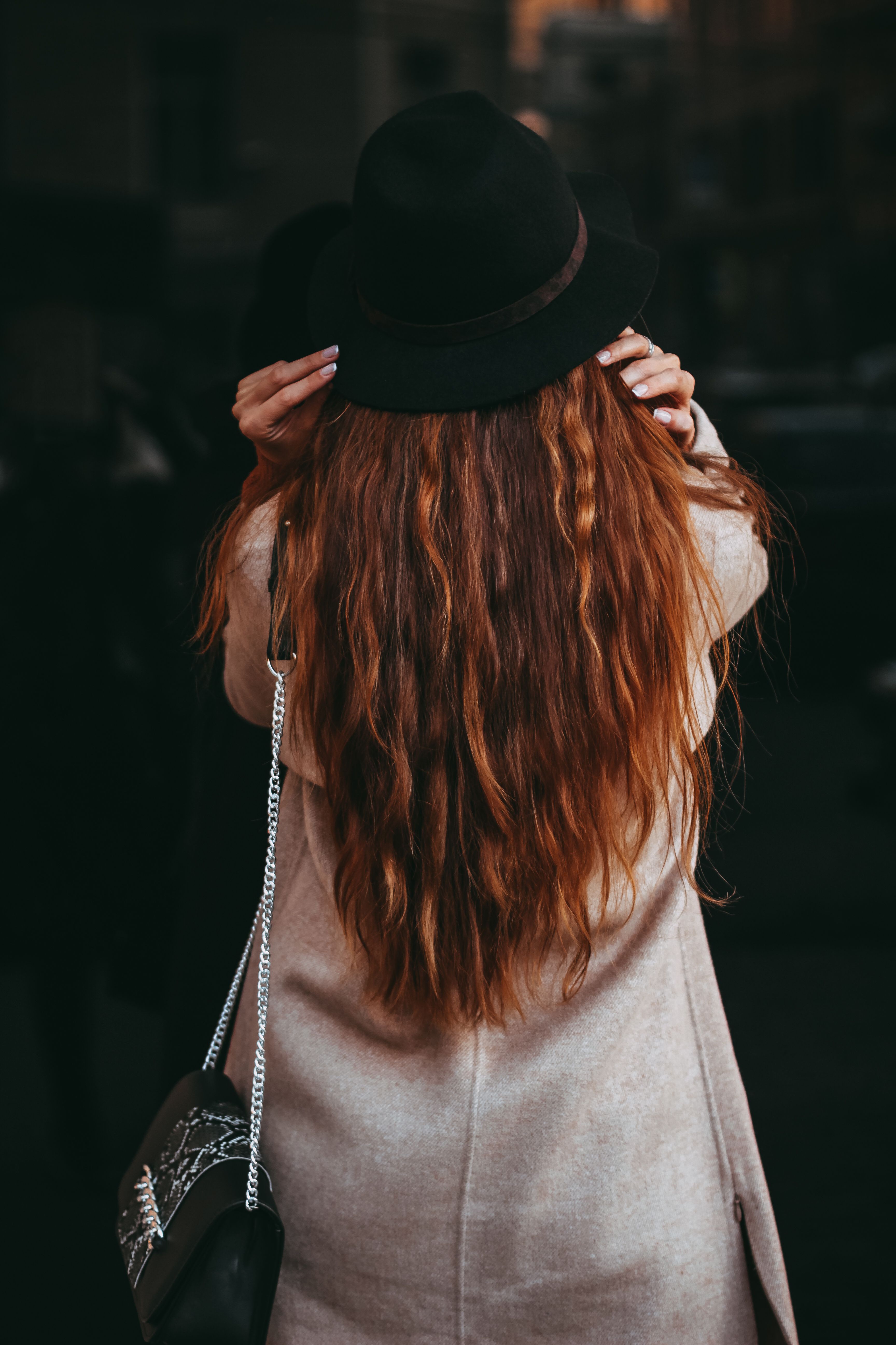 Woman in Black Hat and a Sweater · Free Stock Photo